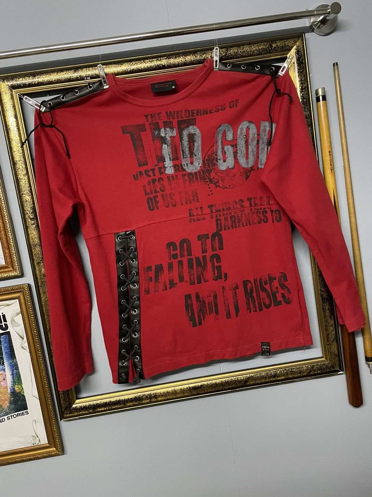 Hysteric Glamour Vintage 90s Japan Dangerous Warning Tribute To The Funk Tee Size US M / EU 48-50 / 2 - 2 Thumbnail