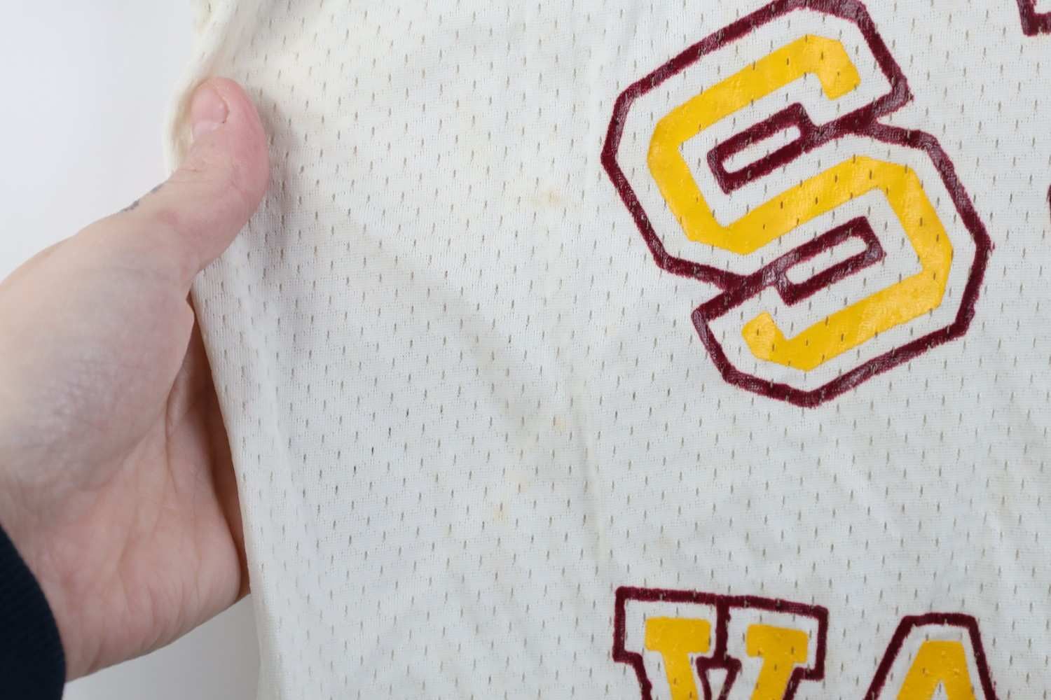 Champion Vintage 70s 80s Champion Valley Basketball Jersey White USA Size L / US 10 / IT 46 - 6 Thumbnail