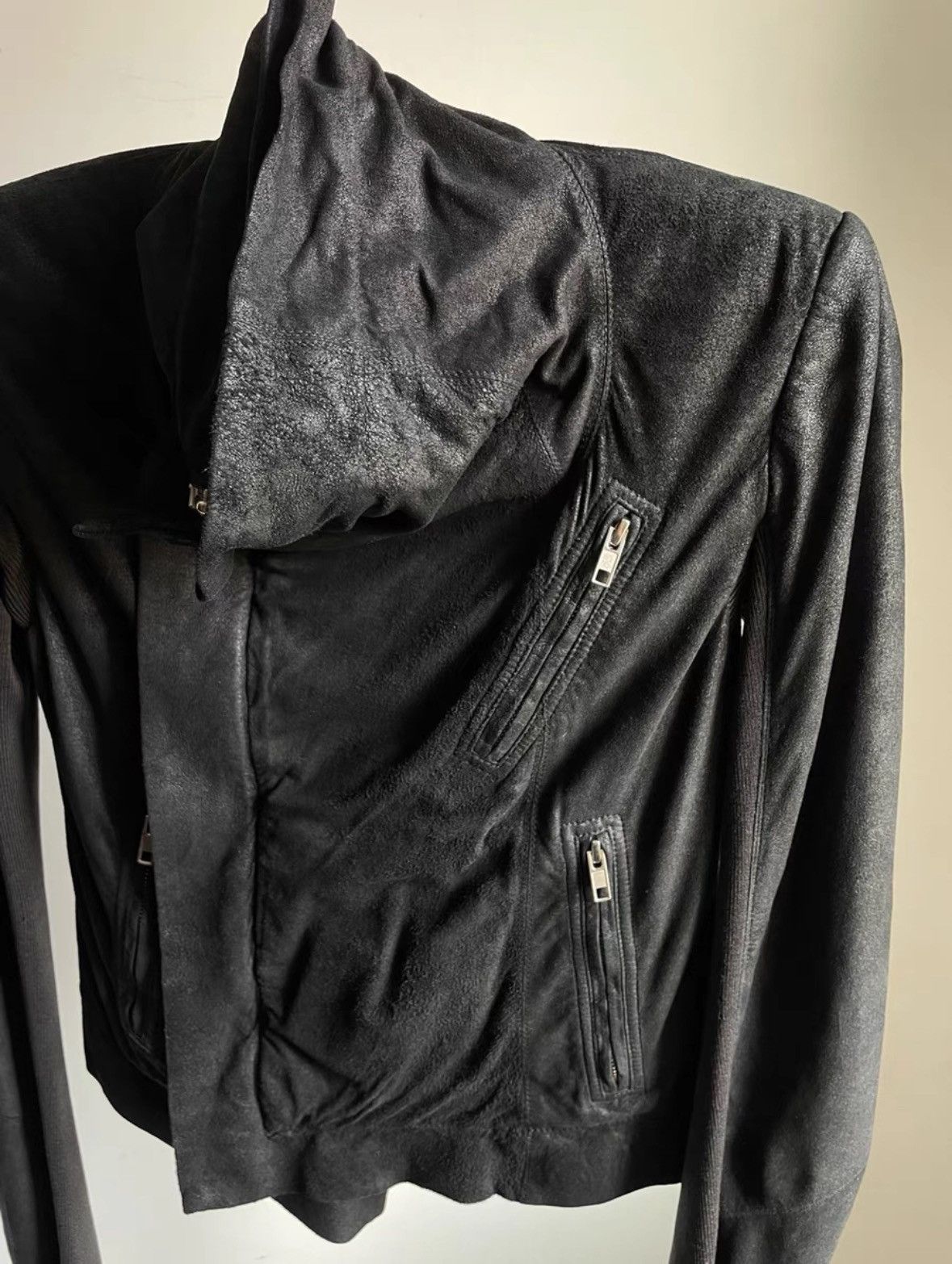 Rick Owens Rick Owens FW15 Leather Biker Jacket Size S / US 4 / IT 40 - 8 Thumbnail