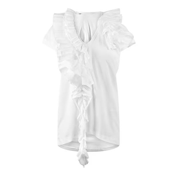Dries Van Noten o1g2r1mq1024 T-Shirt in White Size S / US 4 / IT 40 - 1 Thumbnail