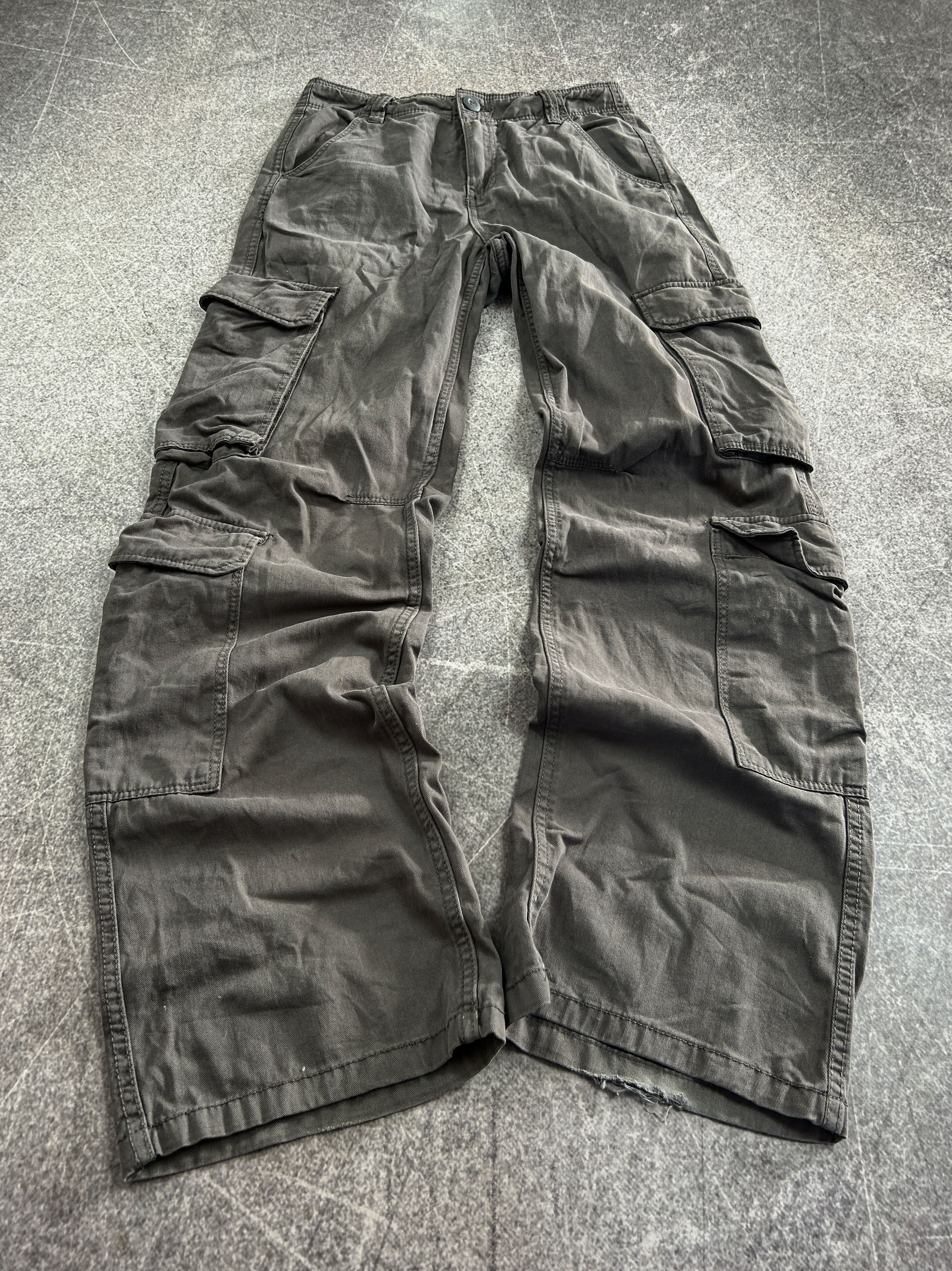 Vintage VTG Balenciaga Rick Owens Style Cargo Jeans 90s Y2K Size US 28 / EU 44 - 1 Thumbnail