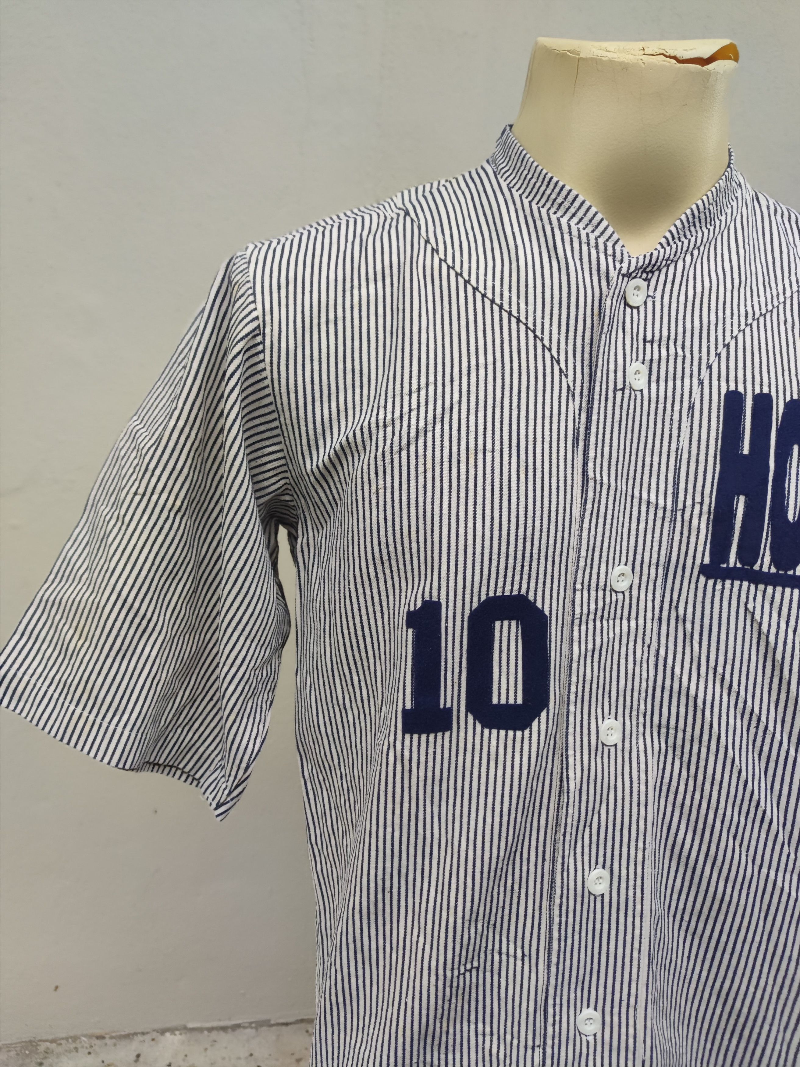 Mizuno Vintage Mizuno HOGS #10 Takayuki Hickory Stripe Size US M / EU 48-50 / 2 - 4 Thumbnail