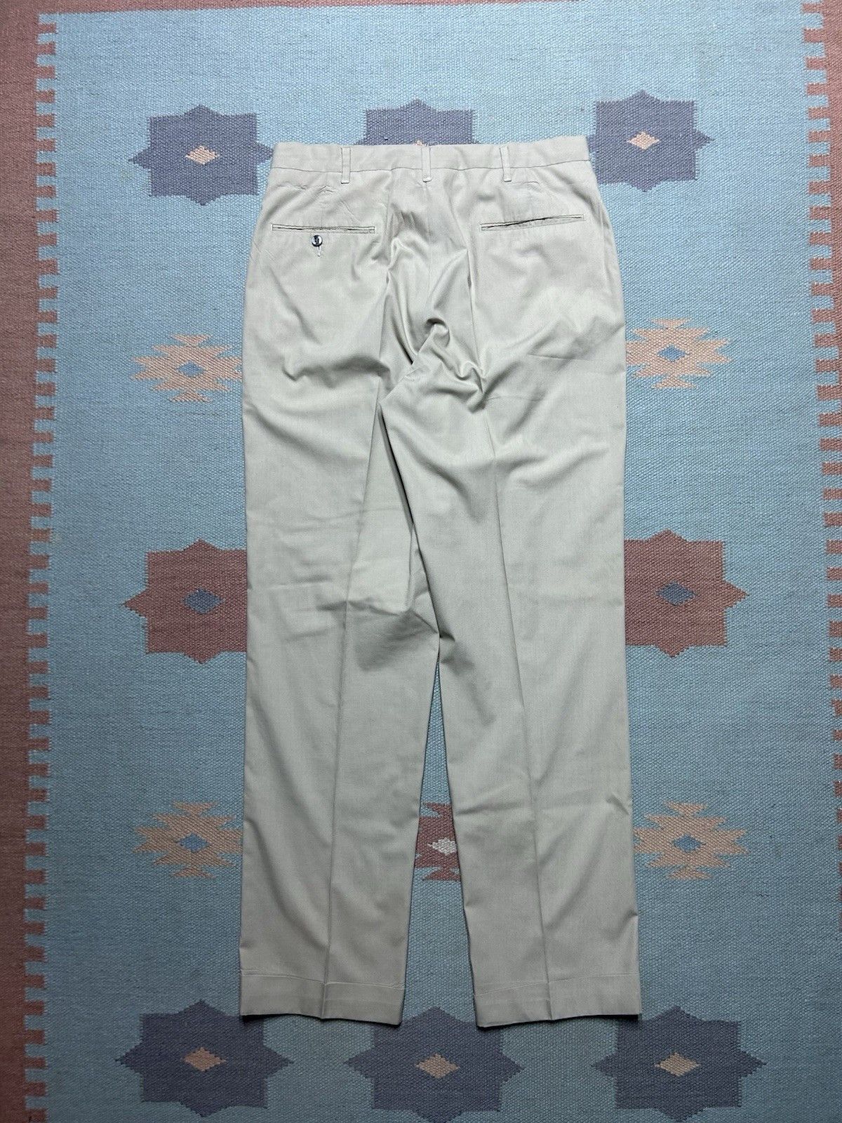 Vintage Vtg 1960s lightweight work pants slacks poly cotton 31x31 Size US 31 - 7 Thumbnail