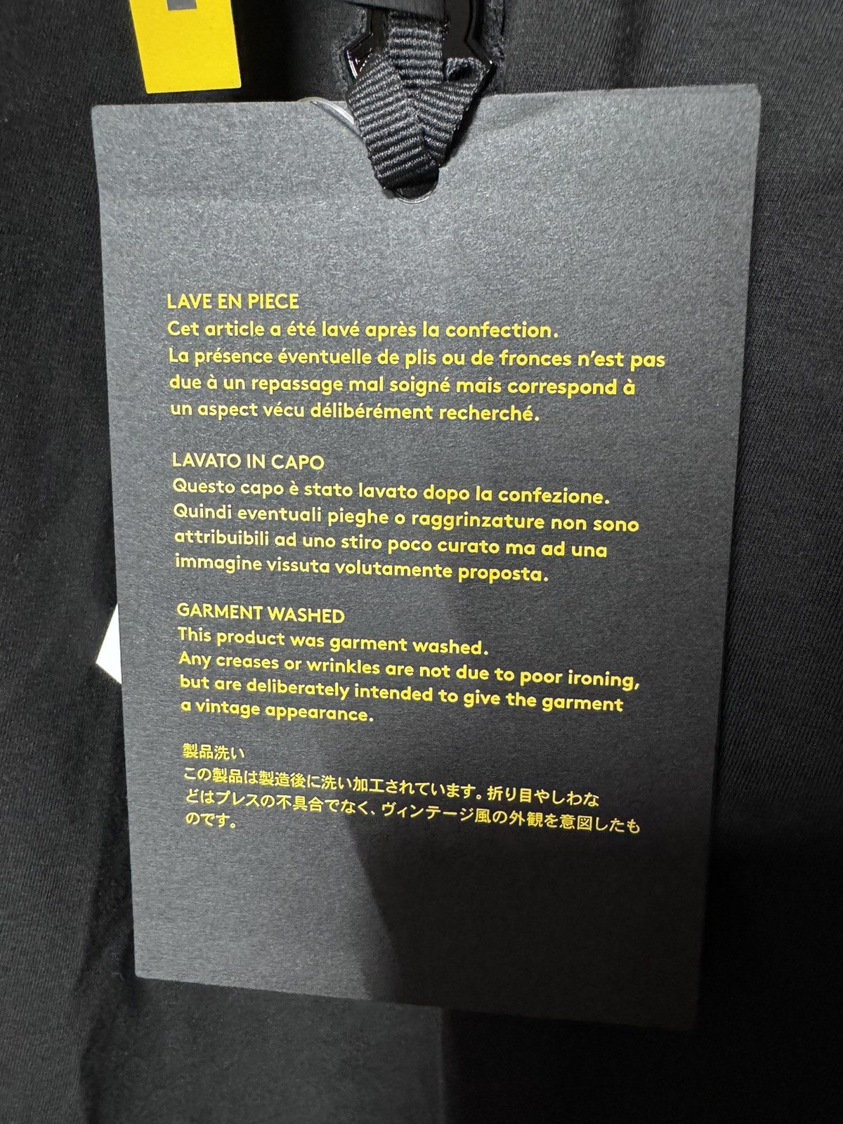 Moncler Moncler X A$AP Rocky Black Cotton Tee Size US XL / EU 56 / 4 - 12 Thumbnail