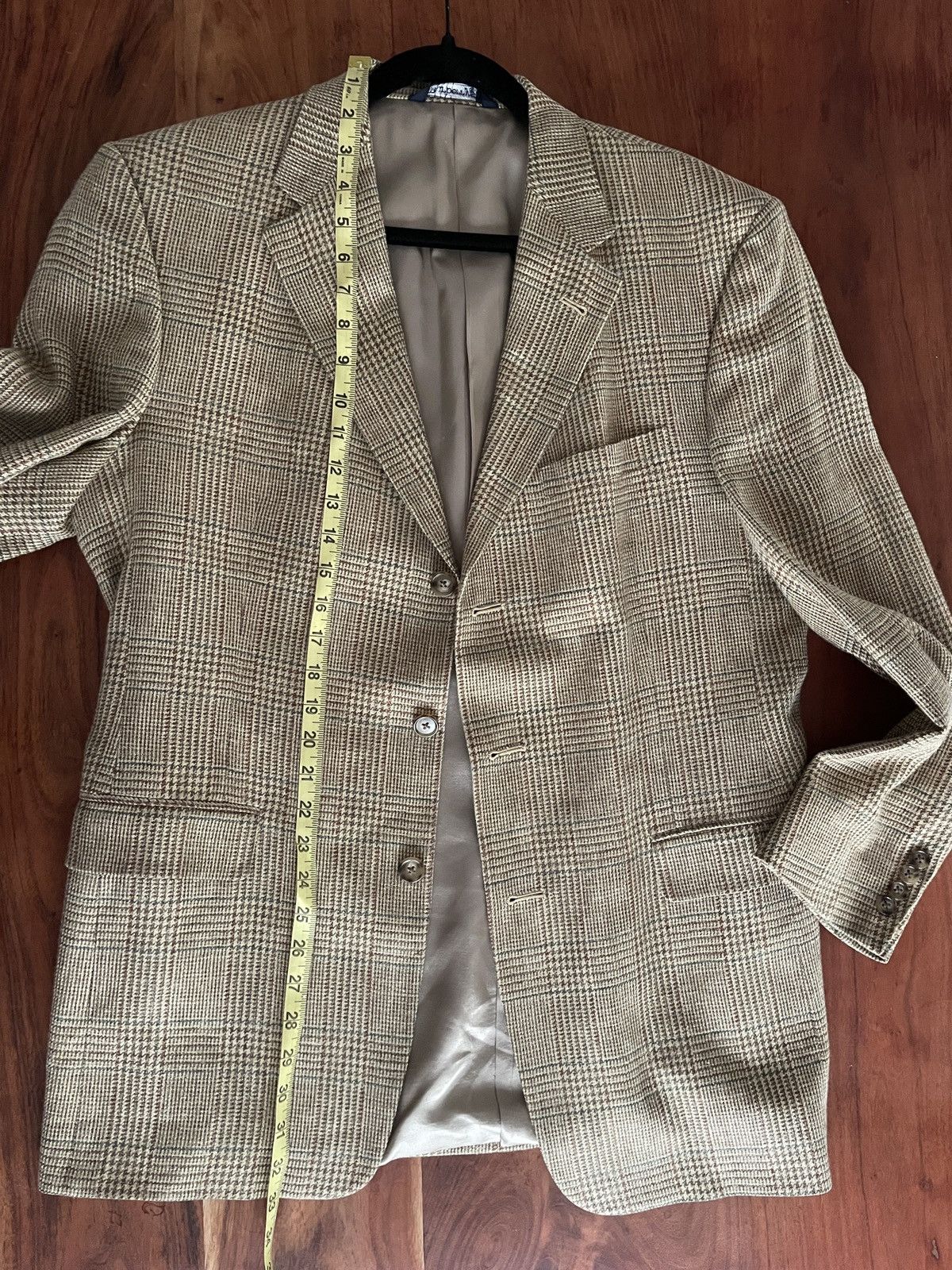 Burberry Burberry Plaid Notch-Lapel Blazer Size 40L - 7 Thumbnail