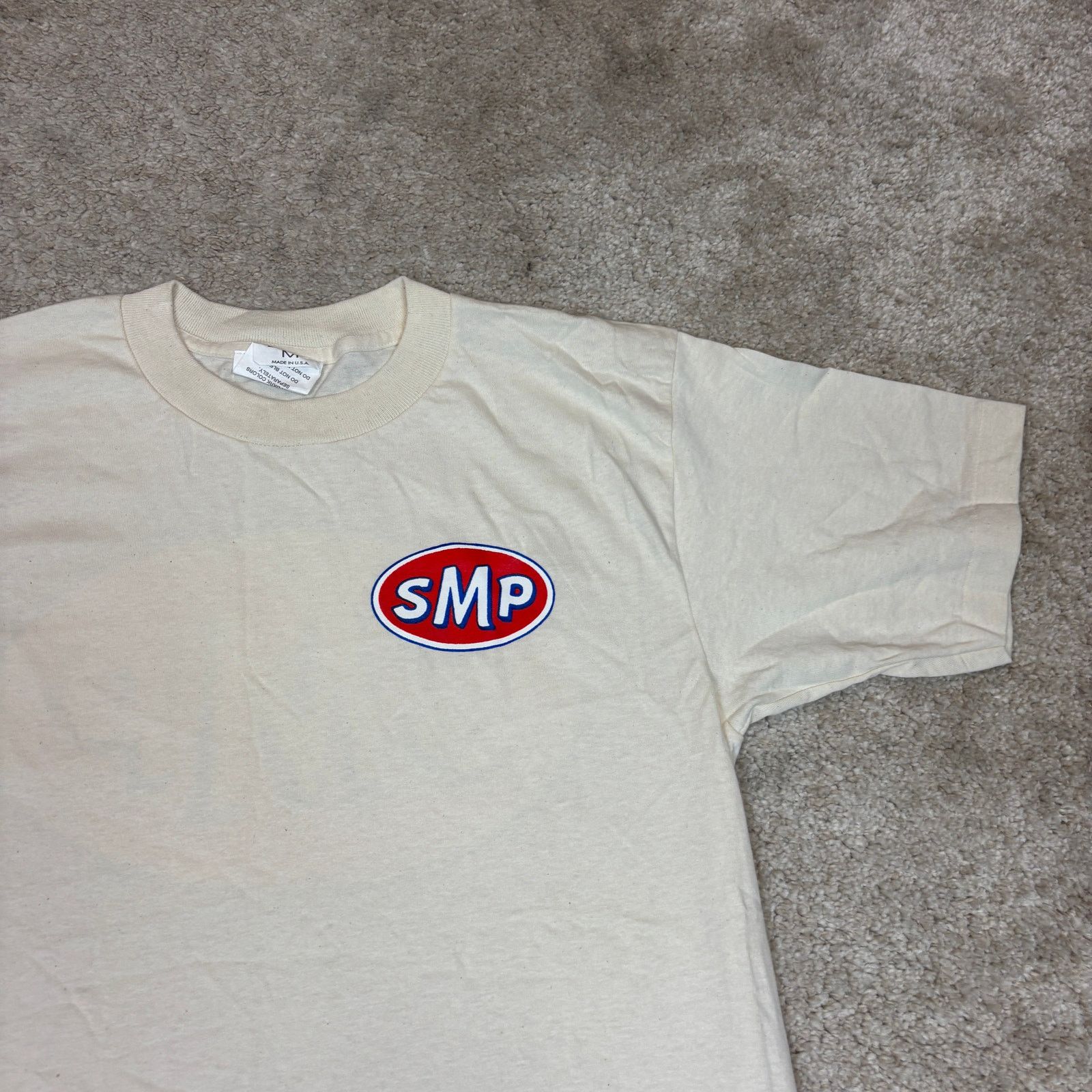 Vintage Vintage 90s SMP Skateboarding STP Parody Logo T Shirt medium Size US M / EU 48-50 / 2 - 3 Thumbnail