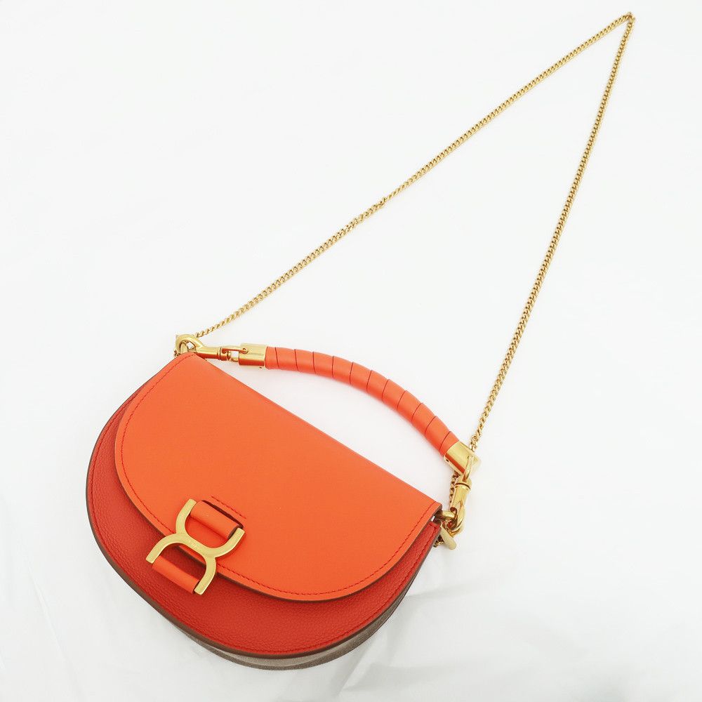Chloe o1loc1c0425 CHC23 Size: OS / Flap Bag in Orange Size ONE SIZE - 6 Thumbnail