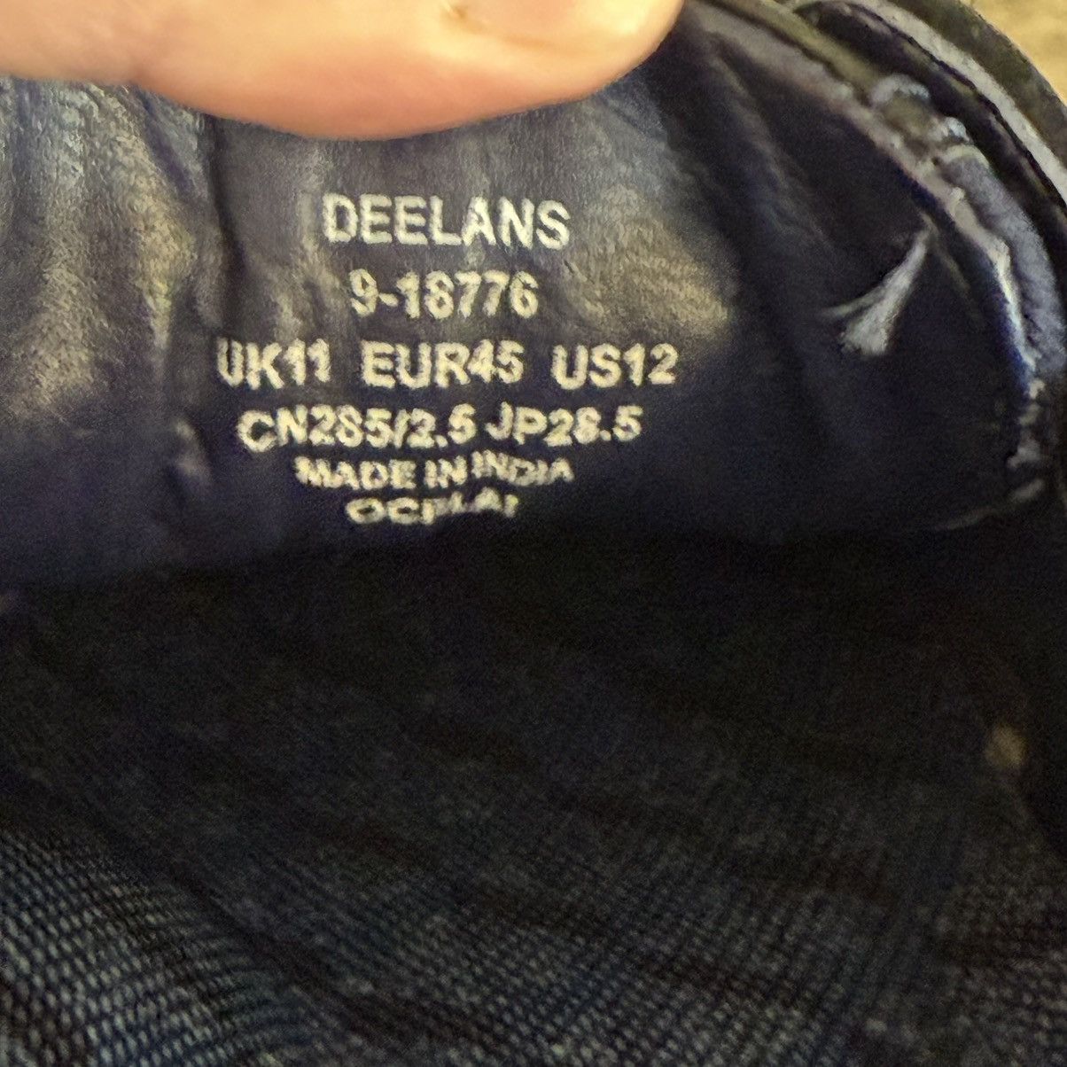 Ted Baker Ted Baker Deelans Navy Suede Oxford Dress Shoes Sz 12 US Size US 12 / EU 45 - 4 Thumbnail