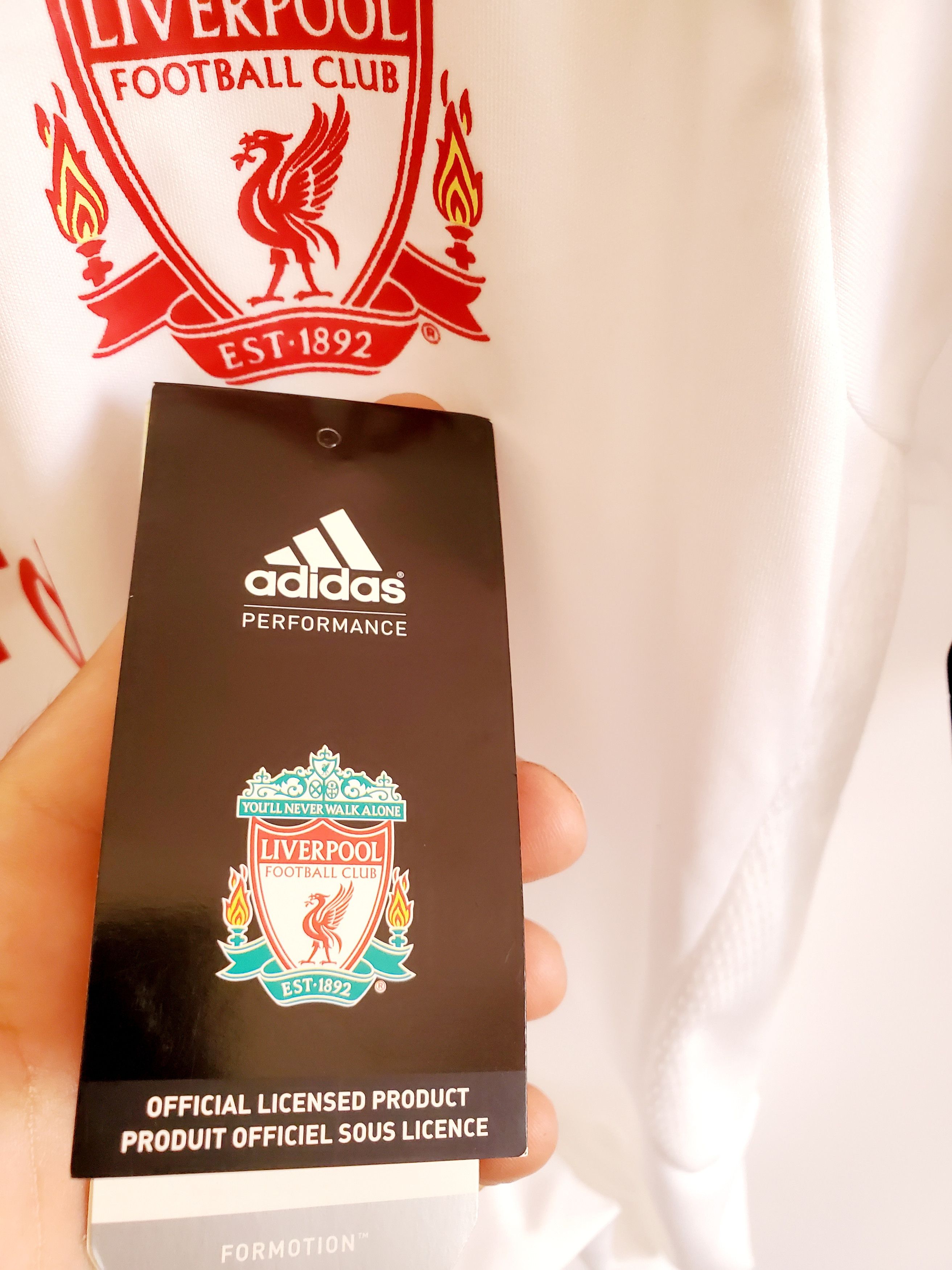 Adidas Liverpool Jersey Training Shirt Adidas size L Size US L / EU 52-54 / 3 - 4 Thumbnail