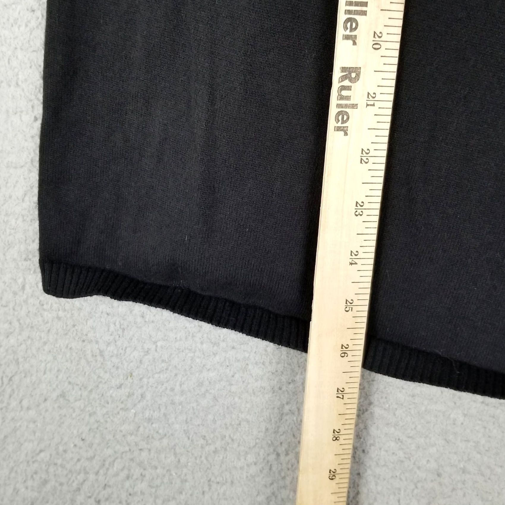 Vintage Lane Bryant Blouse Womens Plus Size 20 Black Scoop Neck Long Sleeve Balloon Sleeve Pullover Tunic Top Size 3XL / US 20-22 - 4 Thumbnail