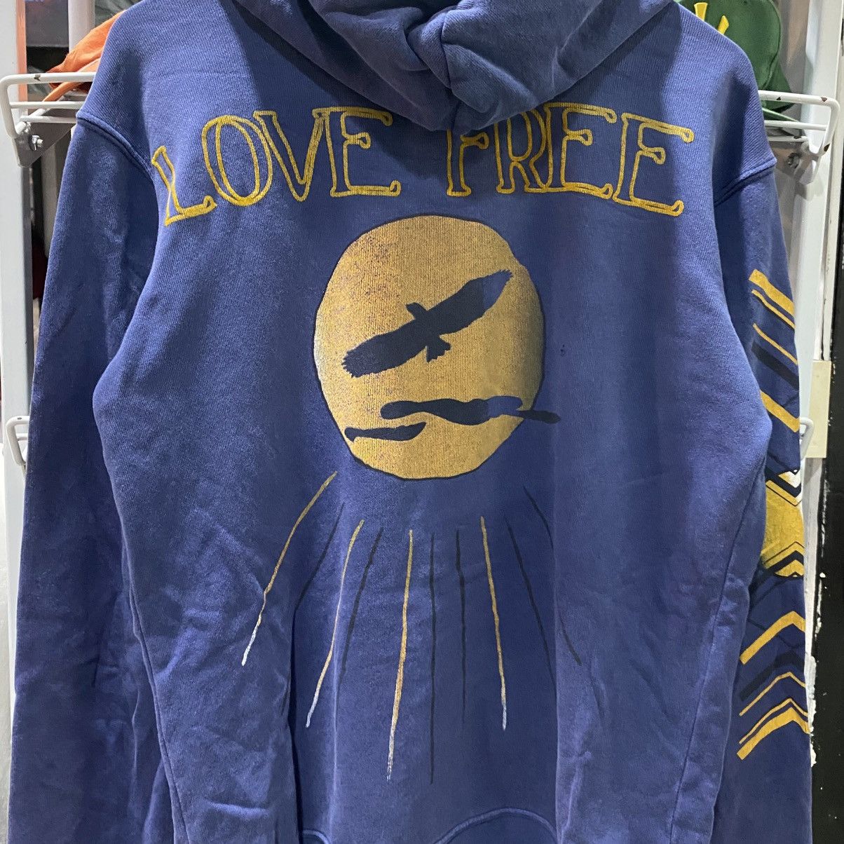 True Religion × Vintage True Religion Vintage Love Free Nice Design Hoodie Size US S / EU 44-46 / 1 - 11 Thumbnail