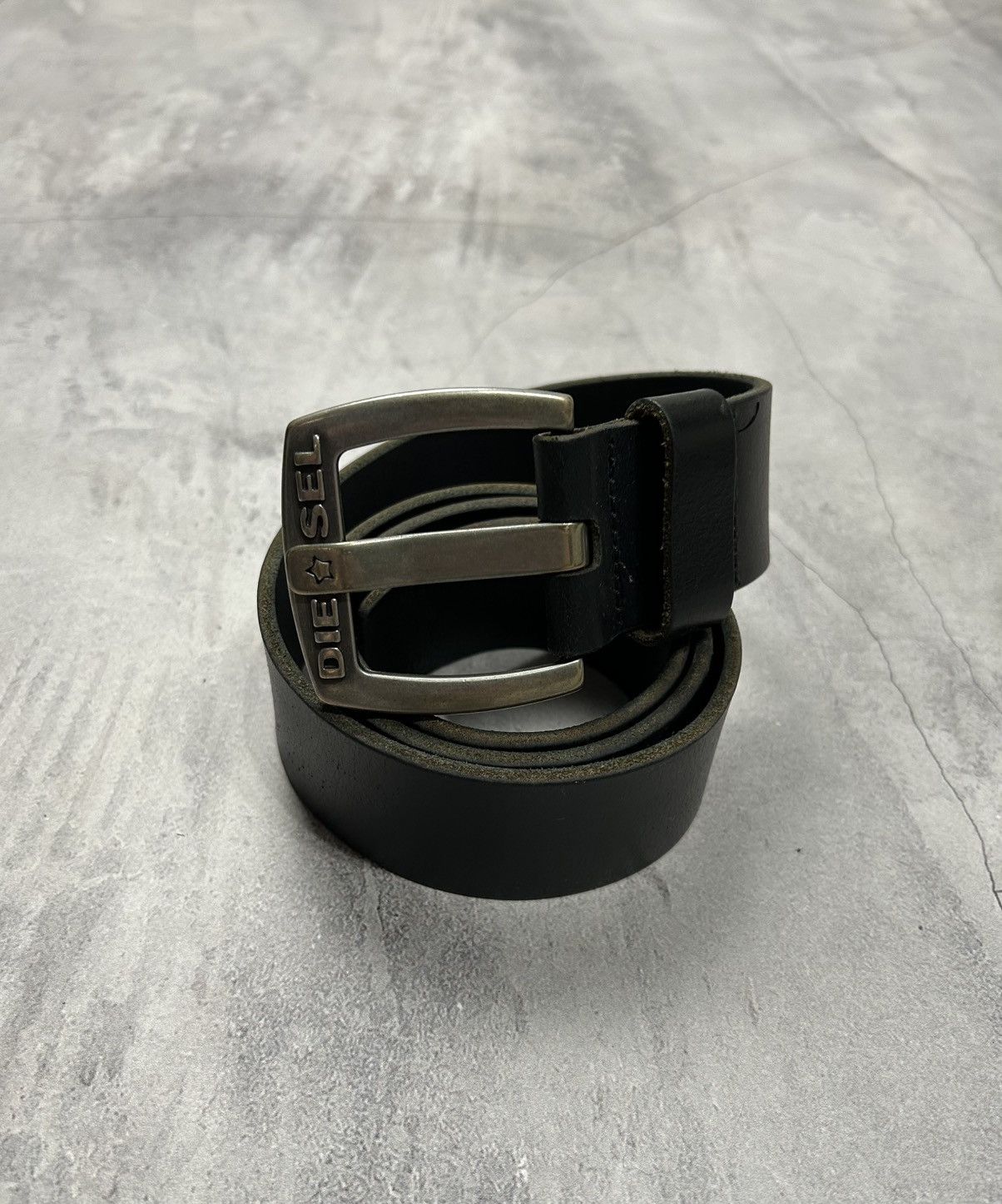 小物 rare y2k 00s archive DIESEL Leather Belt rare y2k 00s archive DIESEL Leather Belt