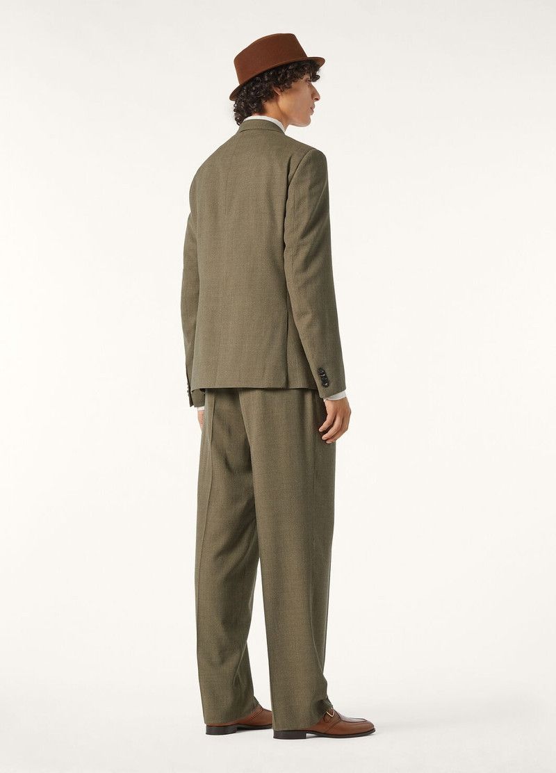 Loro Piana o1srvl11e0426 FAP2825 Milano Blazer in Khaki Size US L / EU 52-54 / 3 - 5 Thumbnail