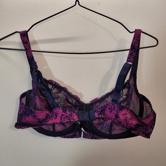 Other Aubade Underwired Love Circus Lace Bow Pink Bra - 38c - R215 Size ONE SIZE - 2 Thumbnail