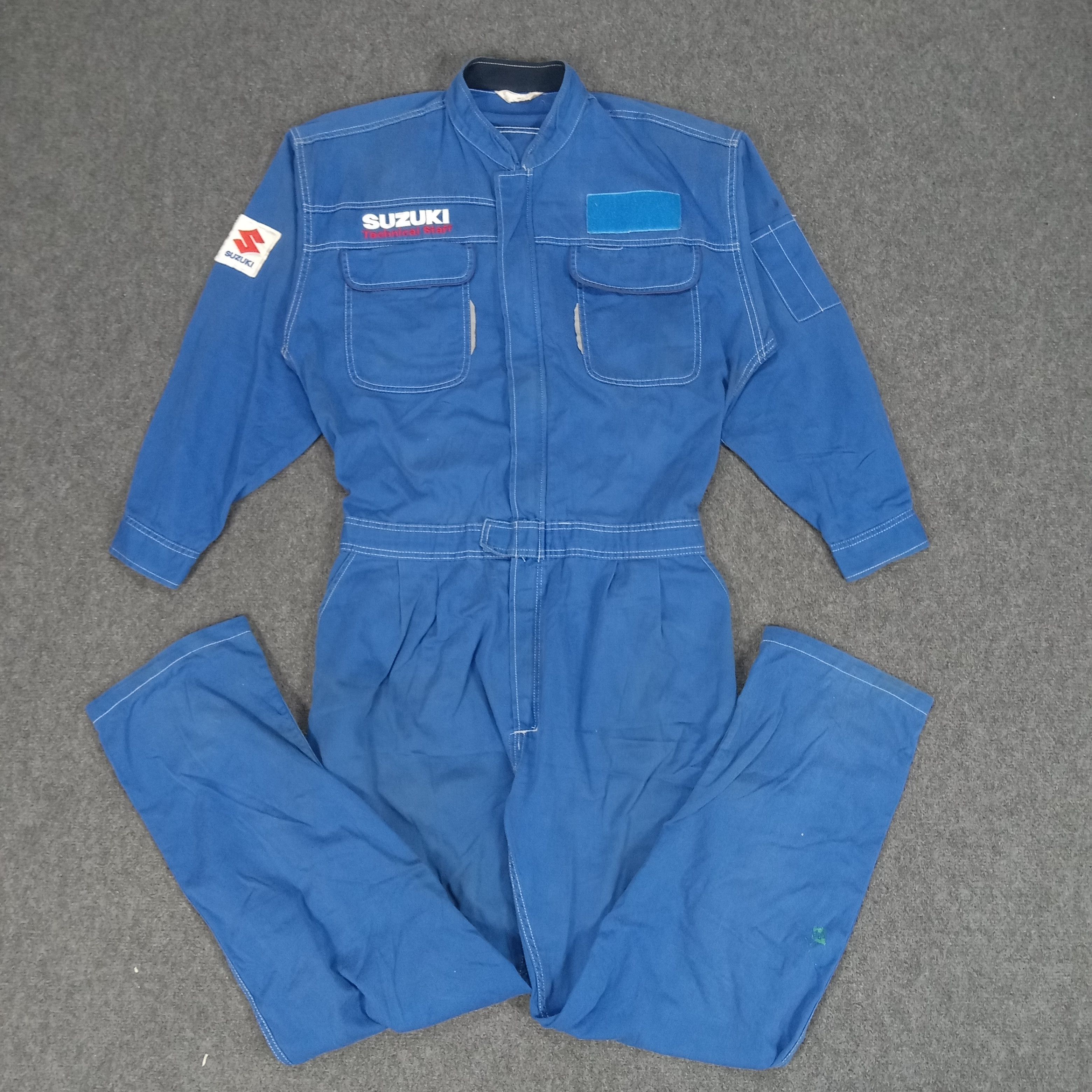 Japanese Brand × Vintage SUZUKI Japanese Racing Team Coverall Jacket Size US L / EU 52-54 / 3 - 6 Thumbnail
