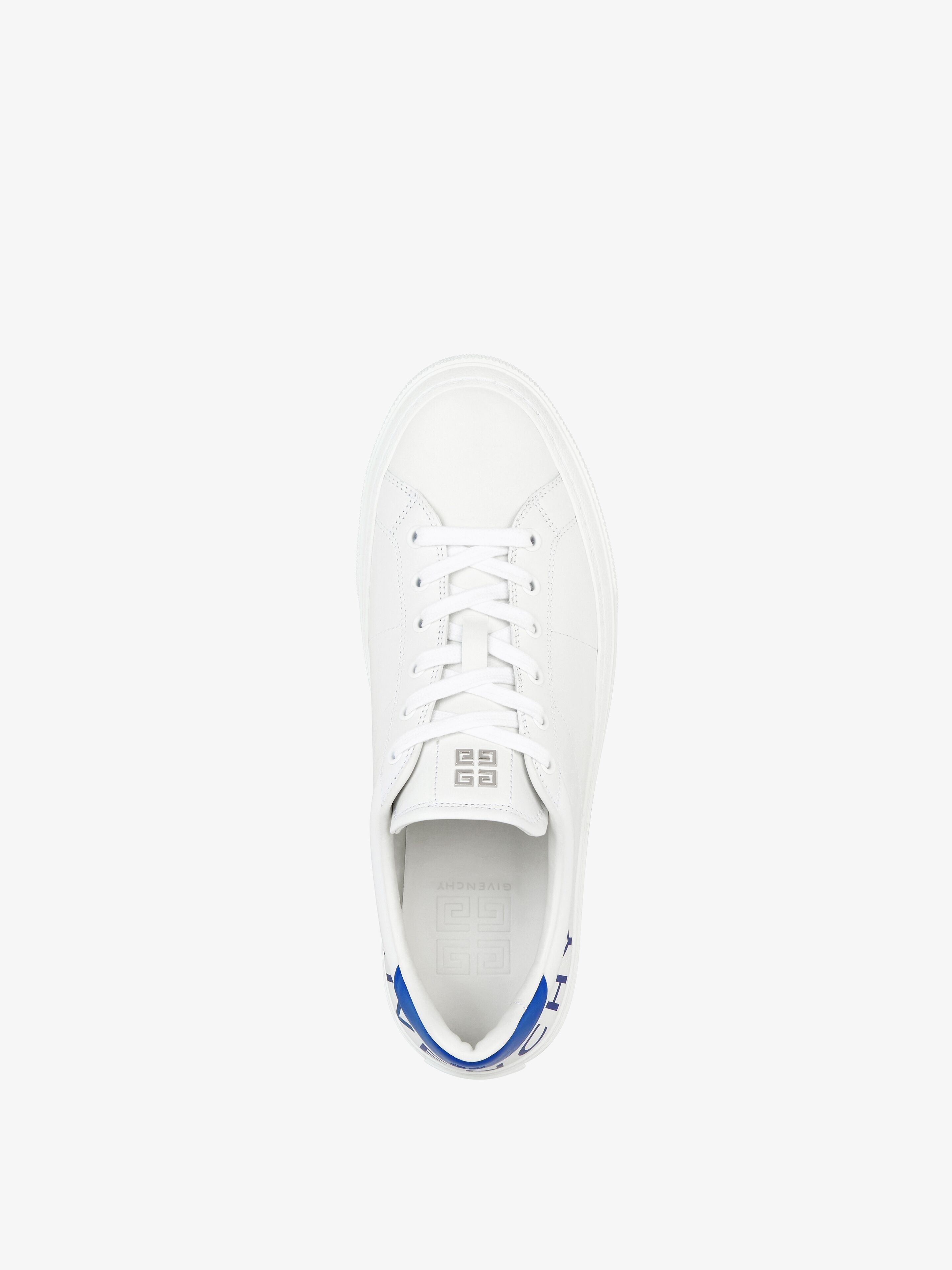 Givenchy o1srvl11e0125 City Sport Sneakers In Leather in White Size US 7 / EU 40 - 4 Thumbnail