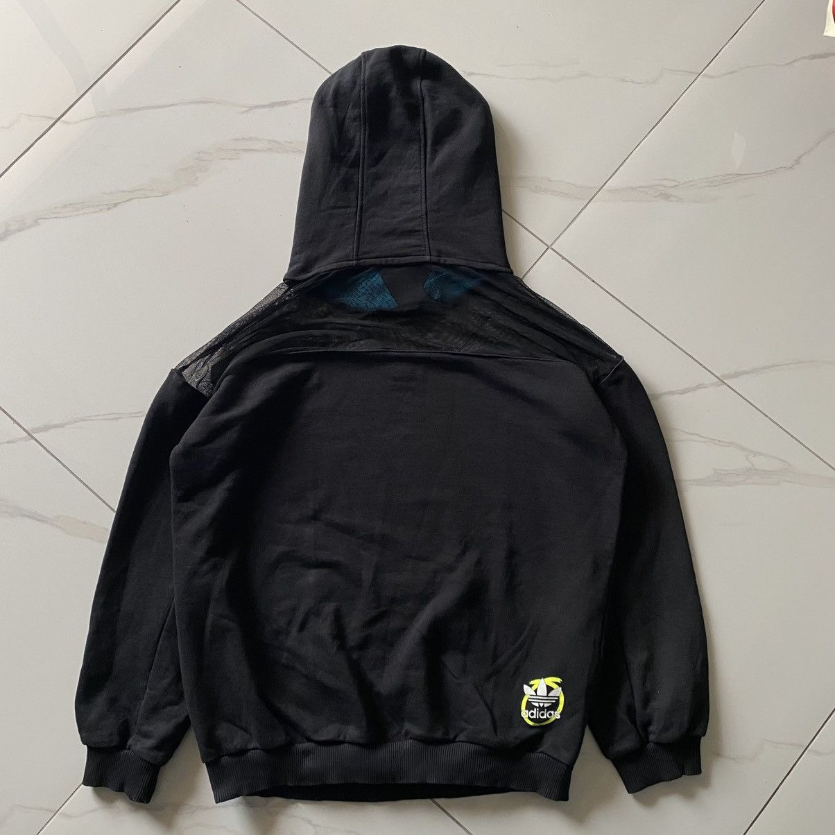 Adidas Rare Adidas Originals x Rita Ora 090 Mesh Panel Hoodie Size XL / US 12-14 / IT 48-50 - 2 Thumbnail