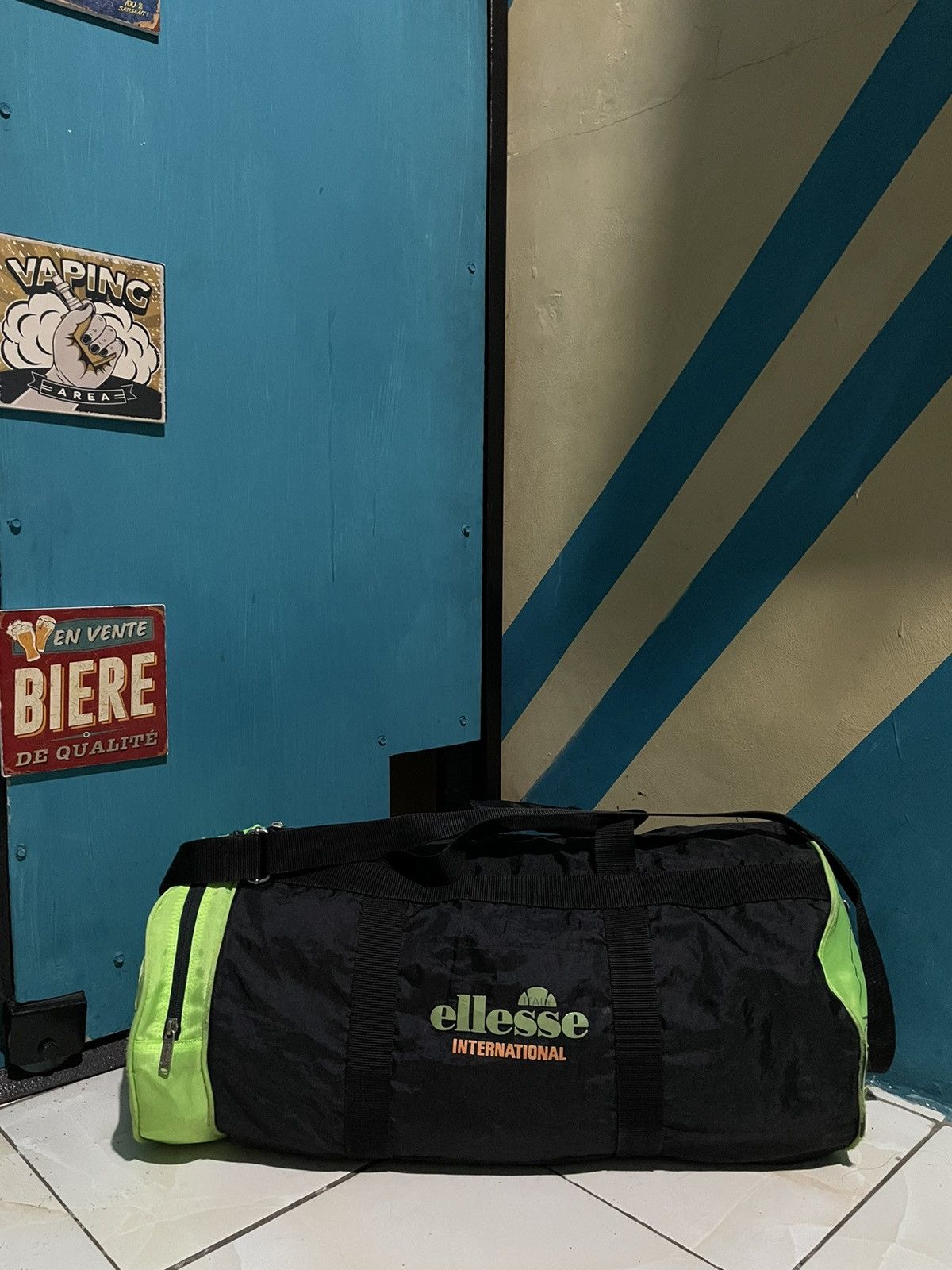 Ellesse × Vintage Duffle bag/ Travel Bag Ellesse International Vintage Size ONE SIZE - 2 Thumbnail