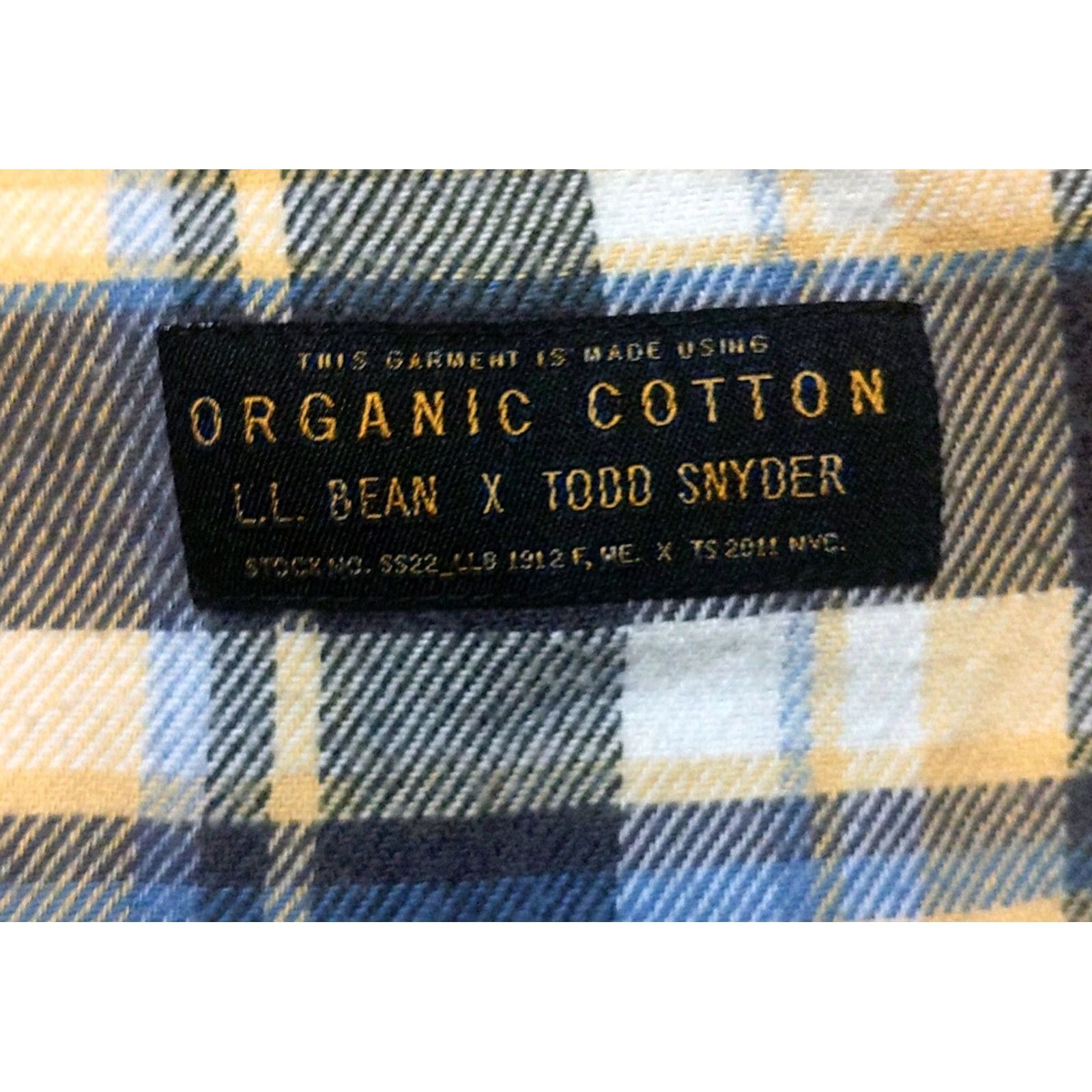 Vintage L.L.Bean Todd Snyder Heavyweight Flannel Shirt Men’s XL Buffalo Check Yellow Shirt Size US XL / EU 56 / 4 - 5 Thumbnail