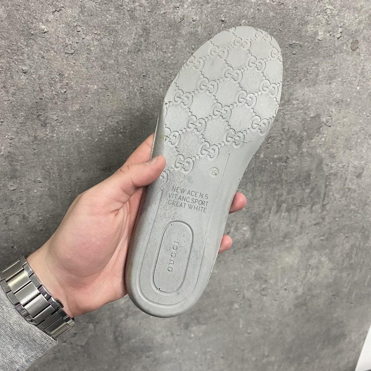 Gucci Gucci Ace Embroidered Shoes Sneakers Size US 5 / IT 35 - 15 Thumbnail