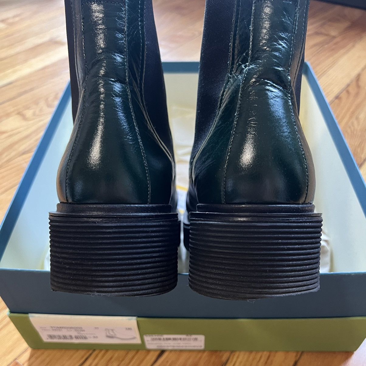 Marni Marni FW22 Green Leather Chelsea Boots Size US 9 / EU 42 - 6 Thumbnail