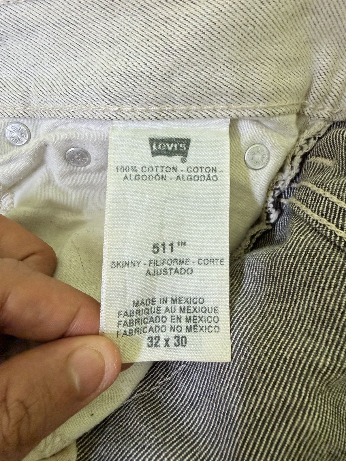 Levi's Vintage Levi’s 511 Slim Fit Dirty Sand Wash Jeans Size US 31 - 15 Thumbnail