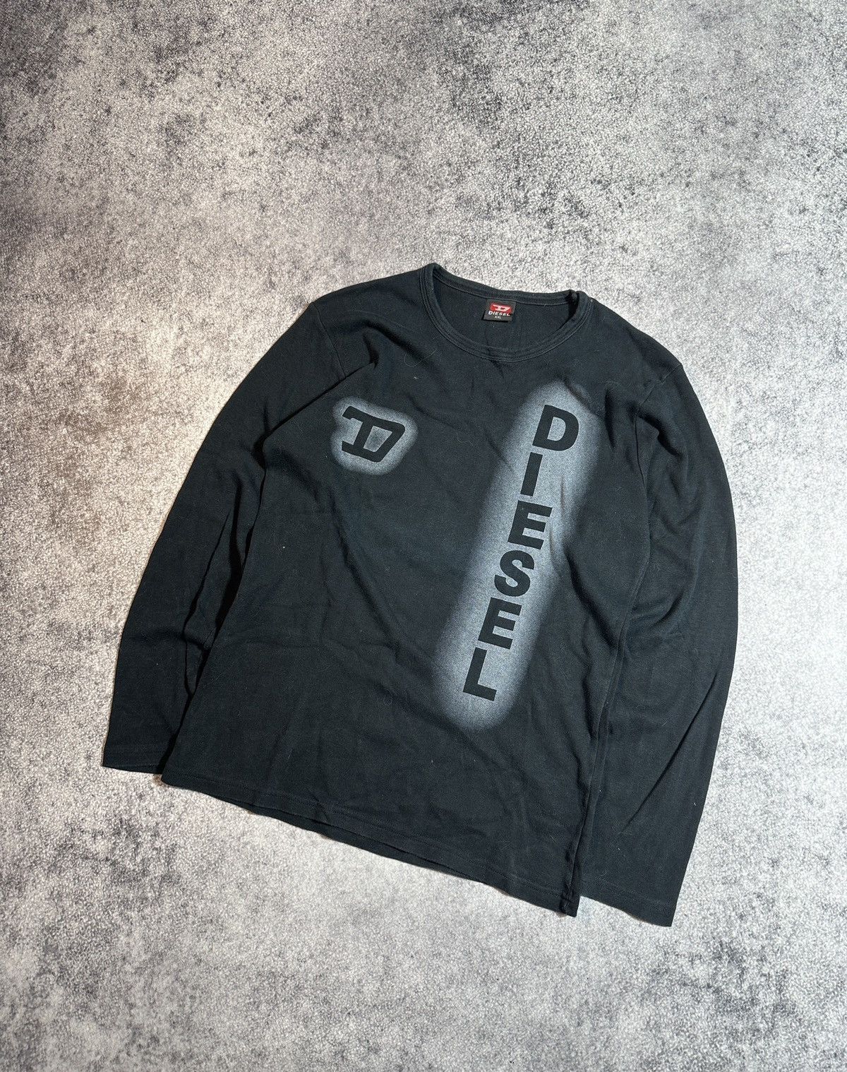 Diesel Y2K Vintage Diesel Long Sleeve Streetwear Rare Casual Logo L Size US L / EU 52-54 / 3 - 1 Thumbnail