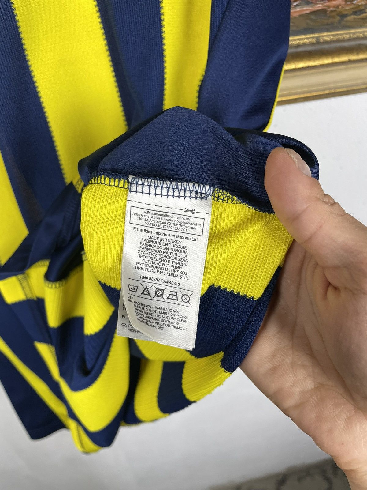 Adidas Adidas Fenerbahce Home Jersey Tshirt 2016/17 Soccer Football Size US XL / EU 56 / 4 - 10 Thumbnail