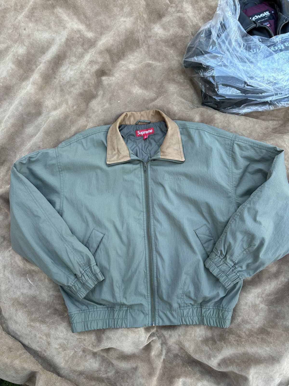 Supreme Supreme Leather Collar Utility Jacket Size US M / EU 48-50 / 2 - 1 Thumbnail