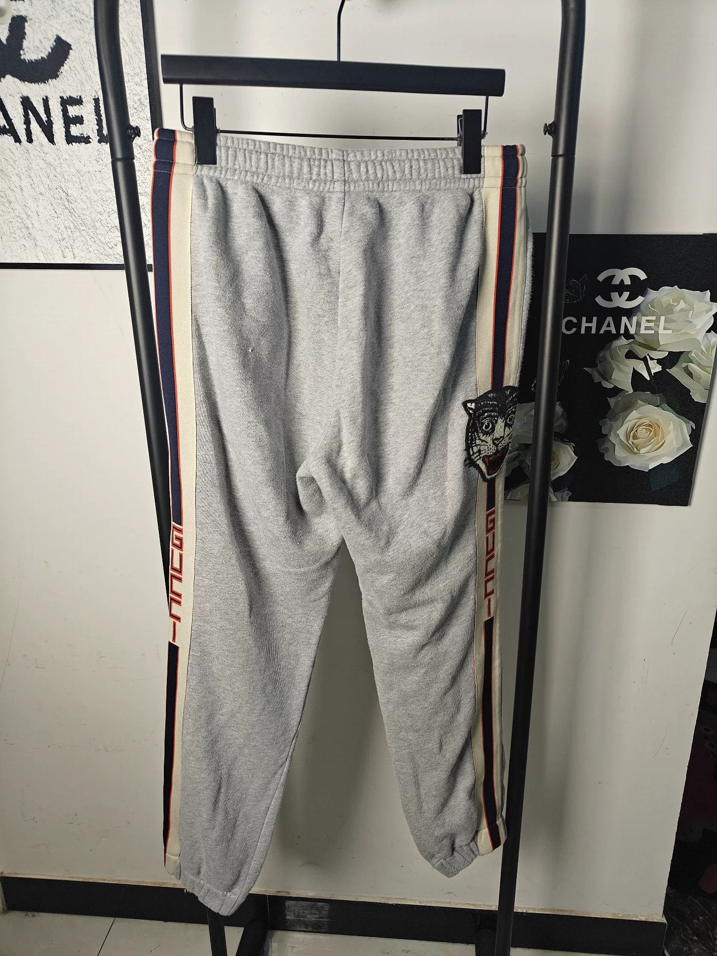 Gucci Gucci Striped Sweatpants with Embroidery Size US 36 / EU 52 - 1 Thumbnail