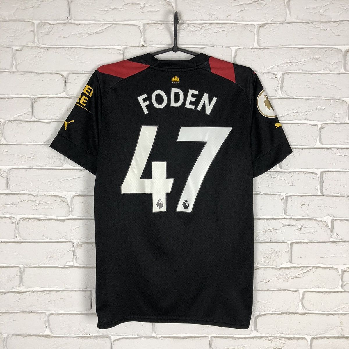 Puma Manchester City Foden #47 2022 2023 away soccer jersey Size US S / EU 44-46 / 1 - 1 Thumbnail