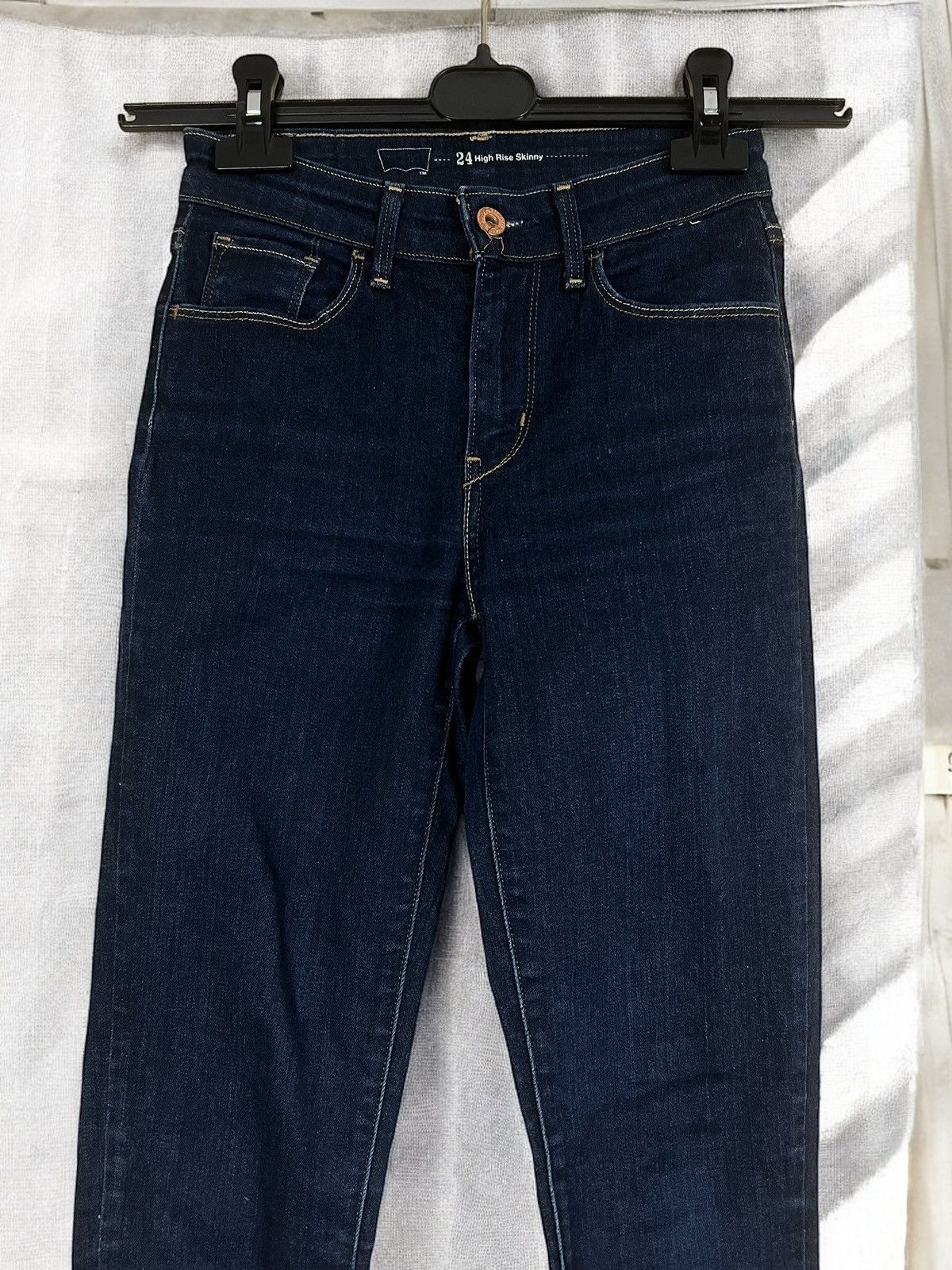 Levi's Levi’s High Rise Skinny Navy Jeans size W24 Size 24" / US 00 / IT 34 - 2 Thumbnail