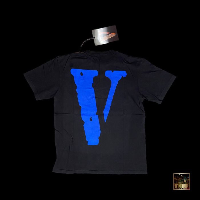 Vlone blue staple outlet tee