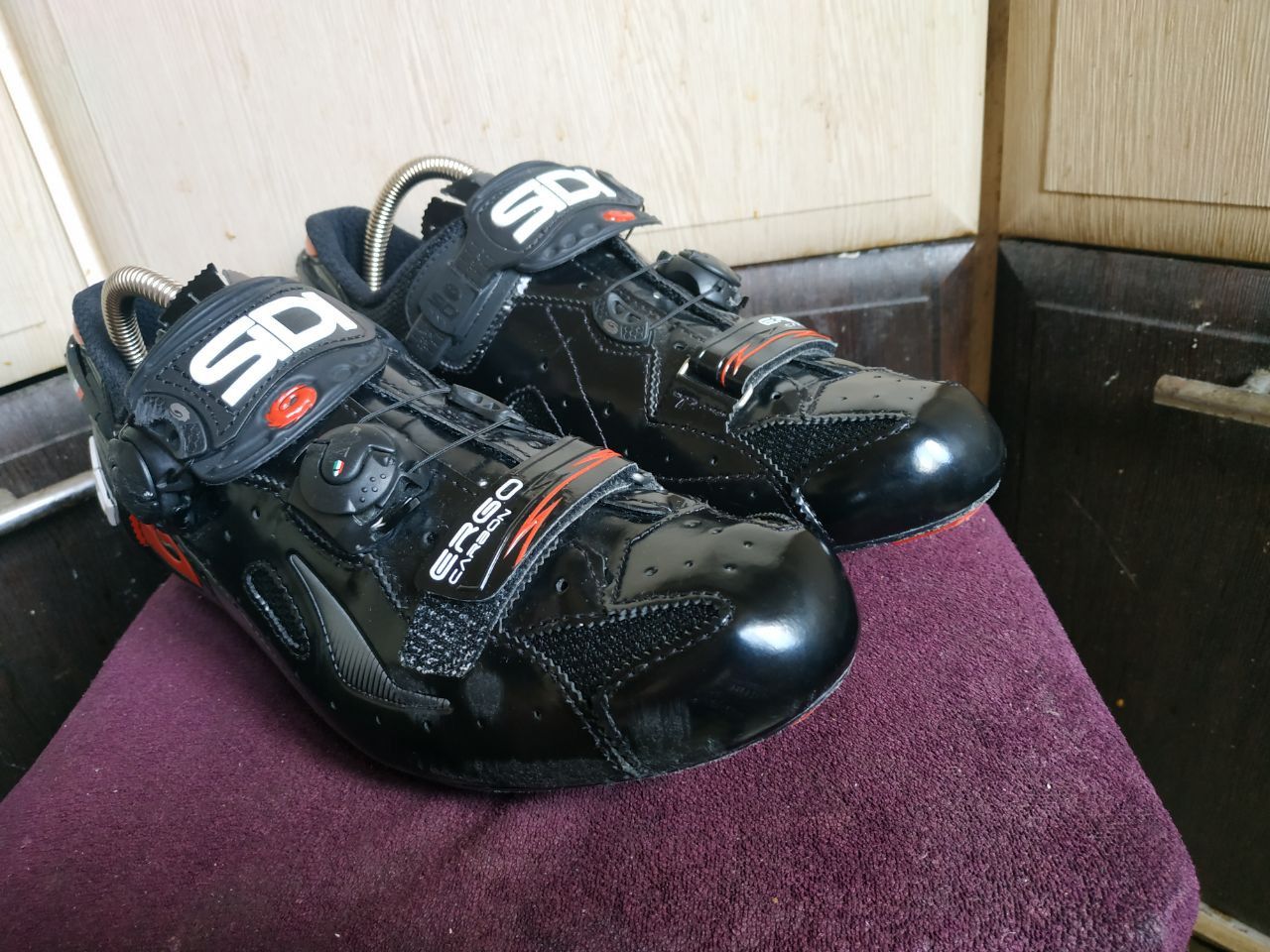 Sidi Sidi Ergo 5 Carbon Road Cycling Shoes Black - EU 44 / US 10 Size US 11 / EU 44 - 14 Thumbnail