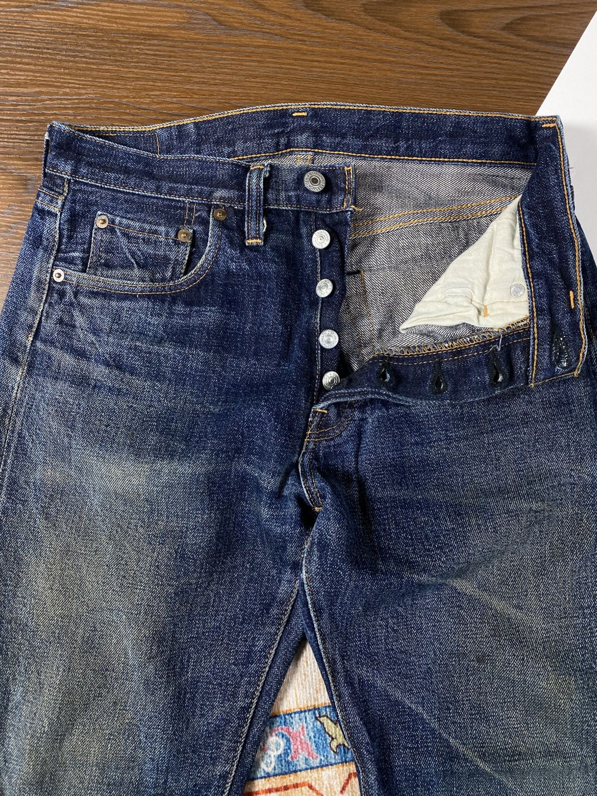 Denime Denime selvedge orange line jeans pants Size US 30 / EU 46 - 3 Thumbnail