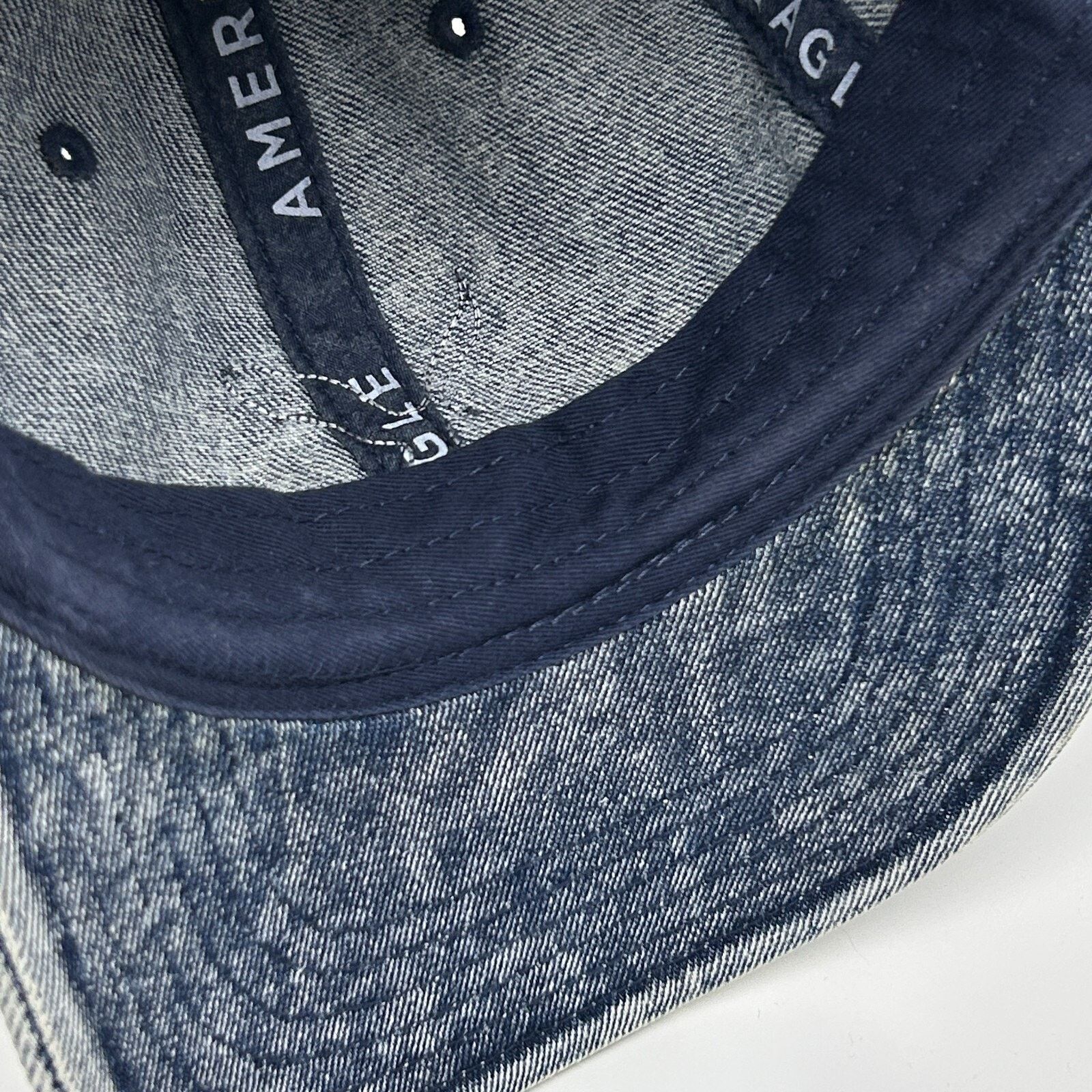 American Eagle Outfitters American Eagle Outfitters Denim Dad Hat Baseball Cap Blue Size ONE SIZE - 5 Thumbnail