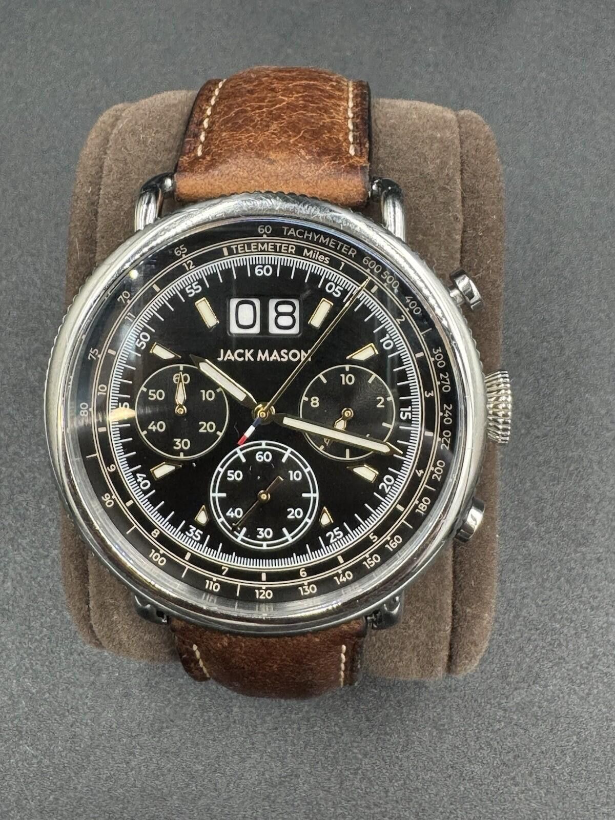 Other Jack Mason Watch - Avigator Multi-Scale JM-A602-001 Black Di Size ONE SIZE - 6 Thumbnail