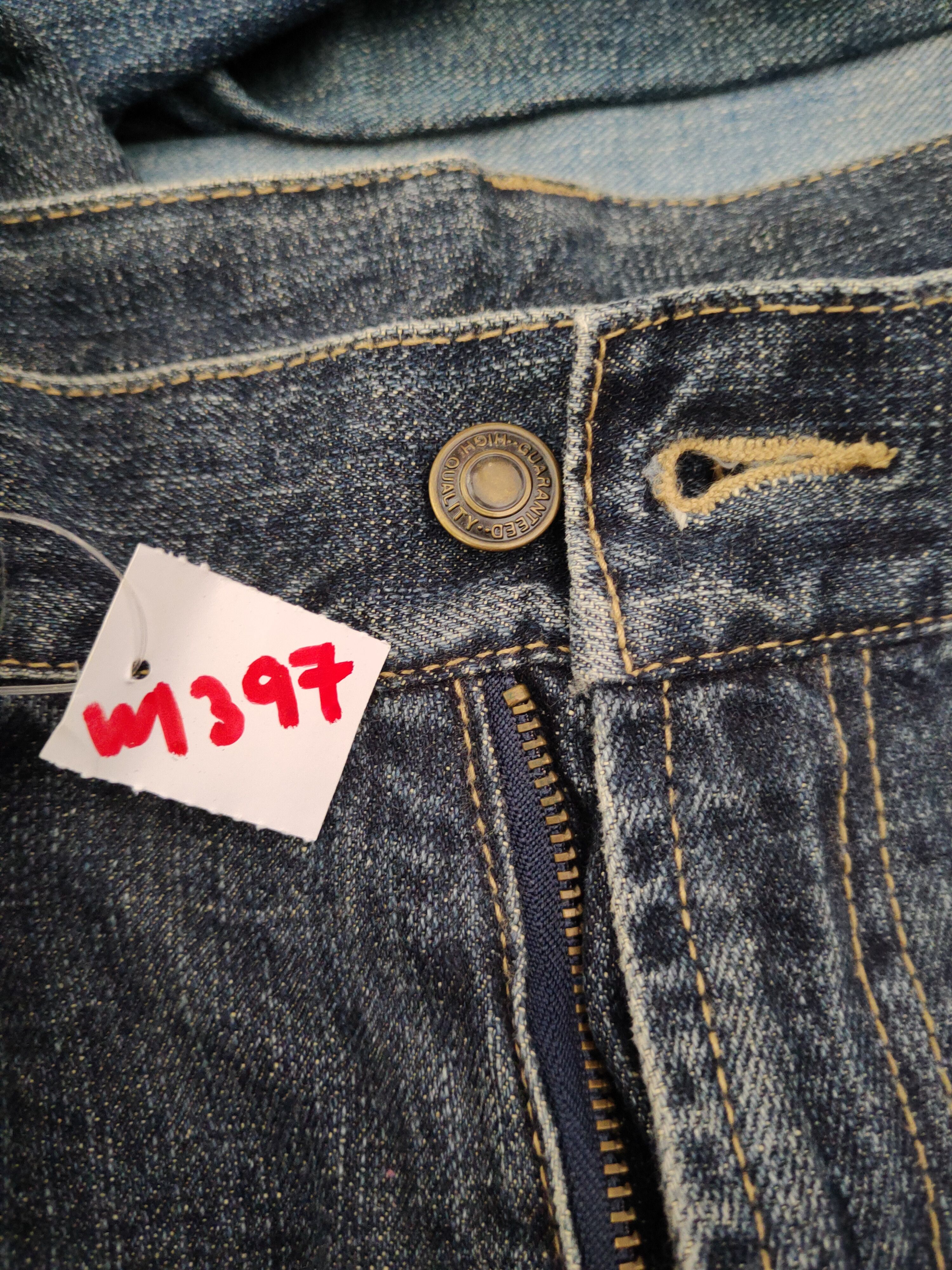 Japanese Brand Japanese Brand Dark Blue Distressed Ripped Jeans #W1397 Size US 34 / EU 50 - 15 Thumbnail