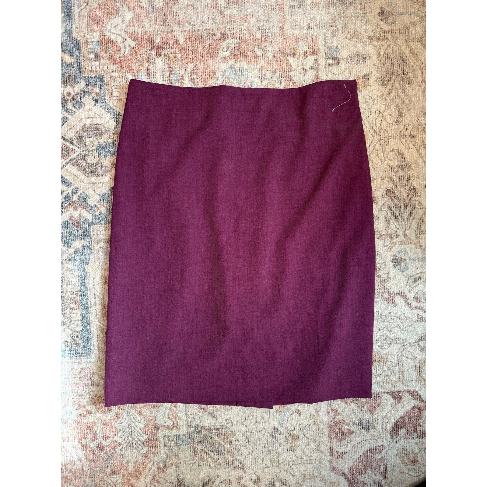 Nordstrom M.M. Lafleur Purple Pencil Skirt, Sz 8, MSRP $399 Size 30" / US 8 / IT 44 - 1 Thumbnail
