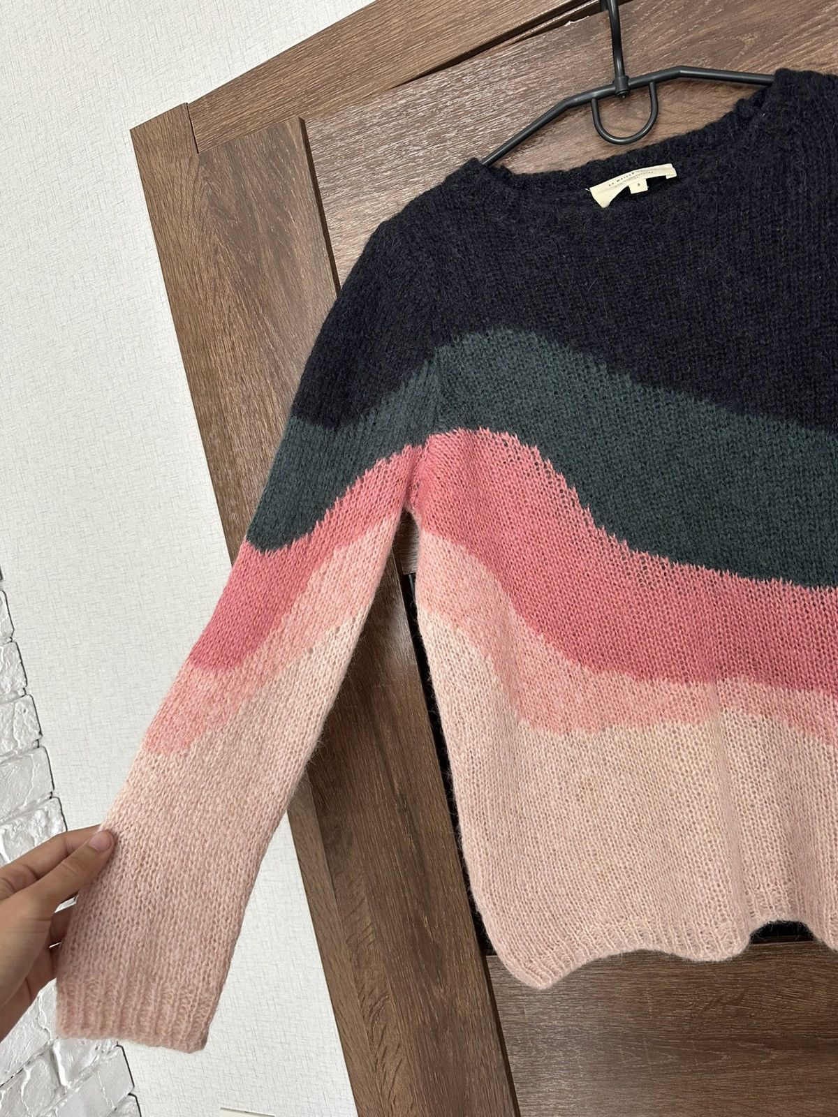 Sezane La Maille Sezane Alpaca Mohair Knit Sweater Pullover Size S / US 4 / IT 40 - 6 Thumbnail