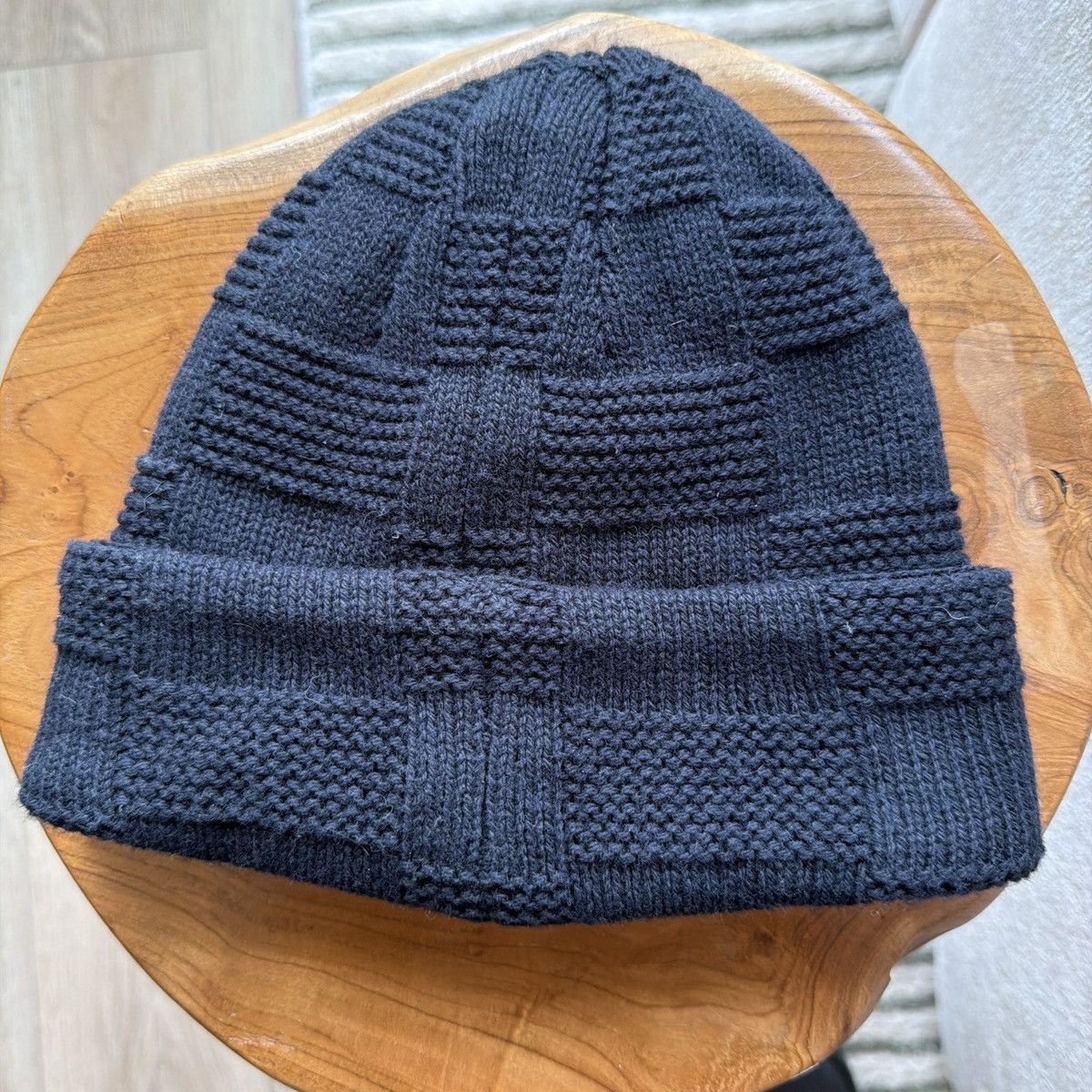 About:Blank About:Blank checkered knit beanie Size ONE SIZE - 3 Thumbnail