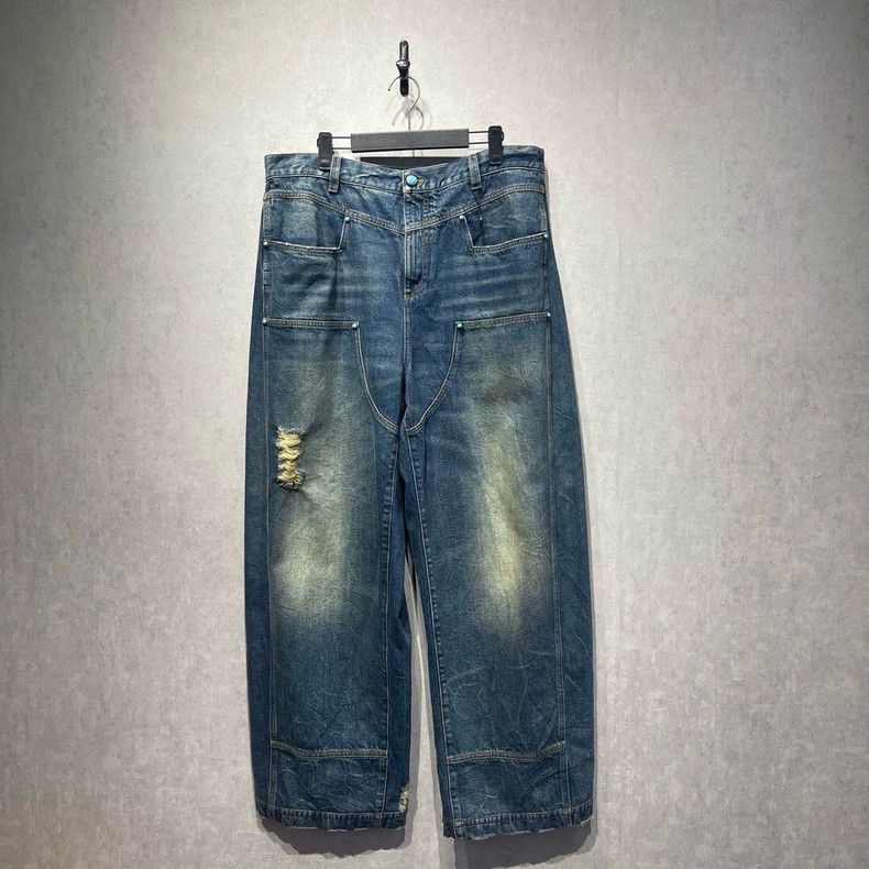 Louis Vuitton Louis Vuitton Turquoise Denim Jeans - dmc Size US 36 / EU 52 - 1 Thumbnail