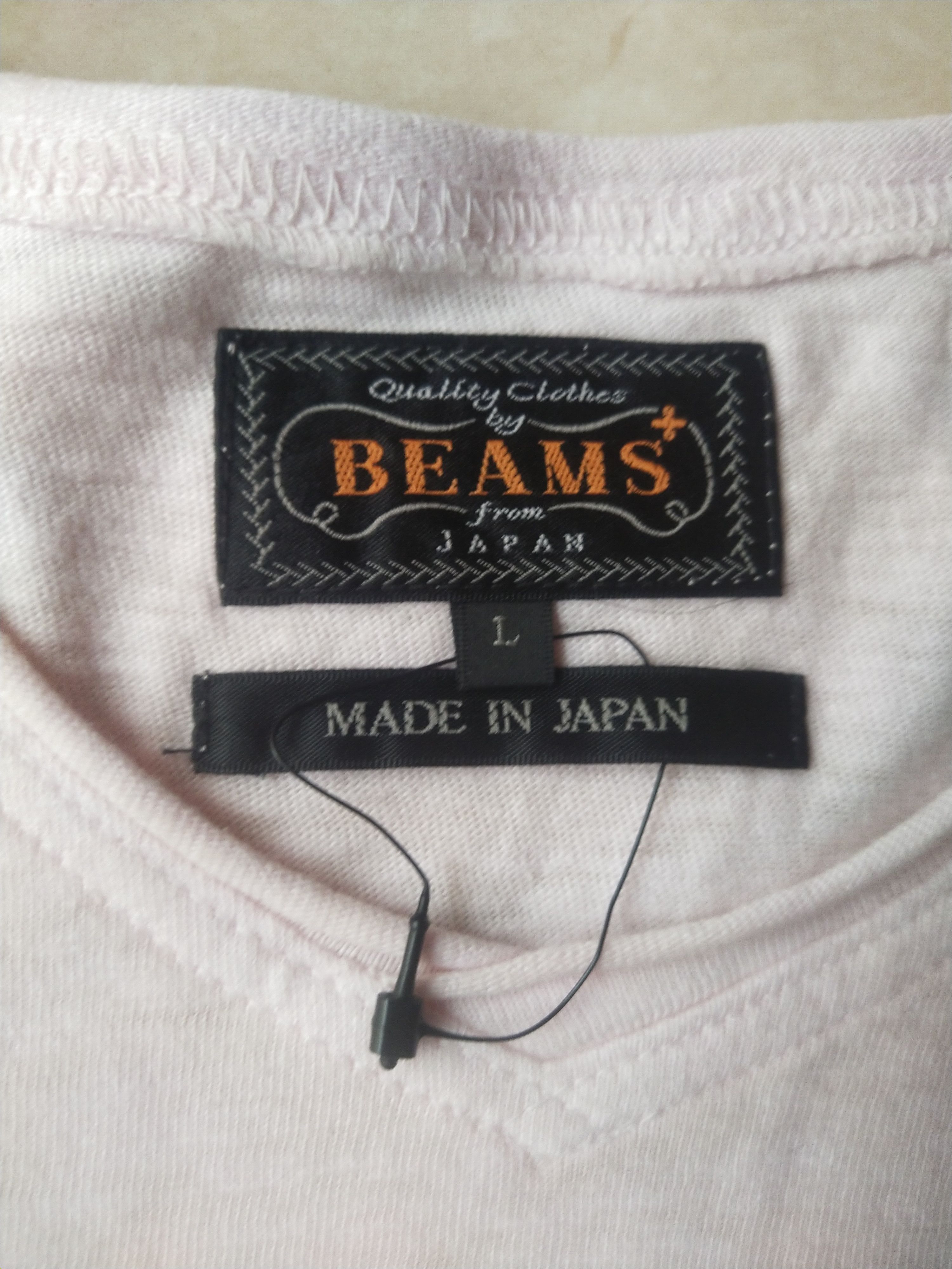 Beams Plus Beams Plus Made in Japan Faded Pink V-Neck T-Shirt Americana Size US L / EU 52-54 / 3 - 4 Thumbnail