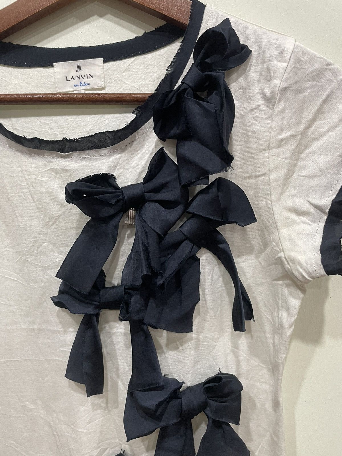Lanvin Lanvin ruffled Tshirt Size XS / US 0-2 / IT 36-38 - 3 Thumbnail