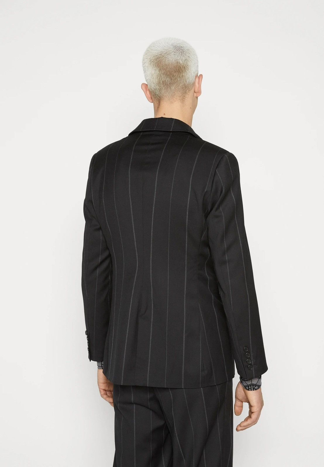 Han Kjobenhavn !DS! AW22 Han Kjobenhavn Sharped Striped Black Blazer Size US L / EU 52-54 / 3 - 5 Thumbnail
