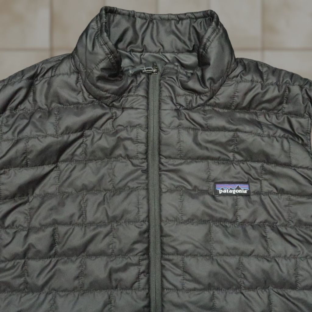 Patagonia Patagonia Vest Men XL Gray Nano Puff Packable Full Zip Pockets Quilted Primaloft Jacket Size US XL / EU 56 / 4 - 1 Thumbnail
