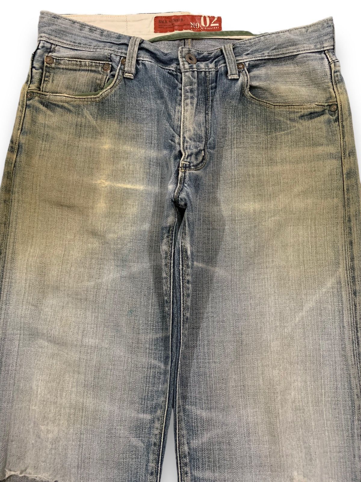 Japanese Brand × KMRii × Yasuyuki Ishii Vintage Japanese Brand Rusty Blue Washed Distressed Jeans Size US 30 / EU 46 - 3 Thumbnail