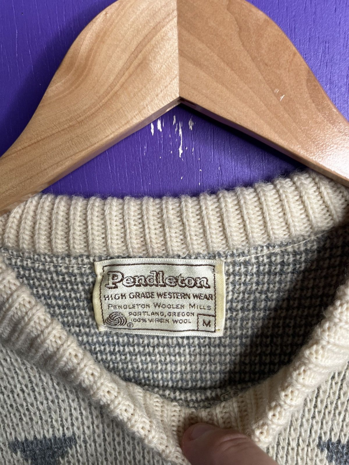 Pendleton × Vintage Vintage 70s Pendleton Aztec print sweater Size US M / EU 48-50 / 2 - 4 Thumbnail