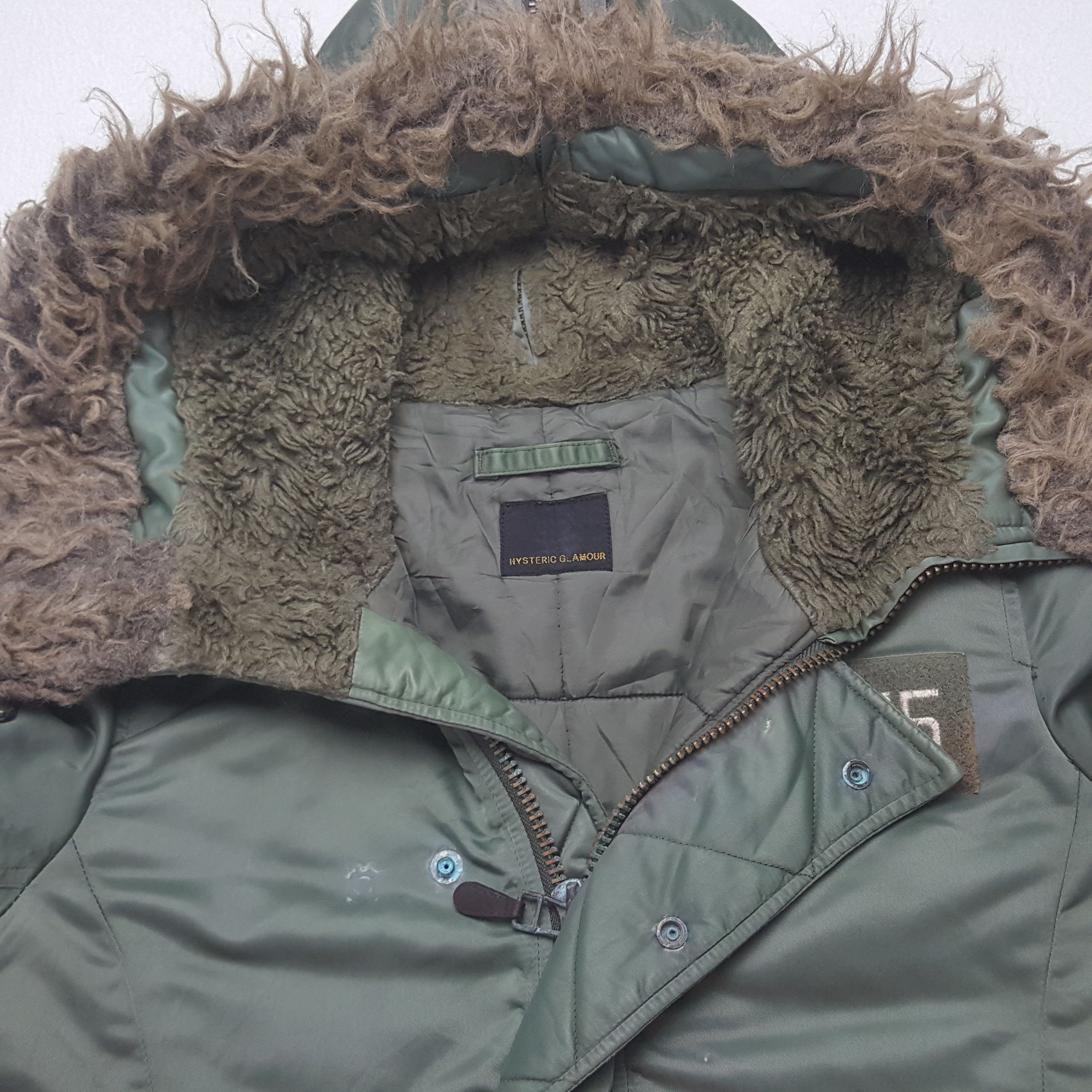 Hysteric Glamour × Vintage Hysteric Glamour Custom Big Logo Military Jacket Hoodies Size US S / EU 44-46 / 1 - 5 Thumbnail