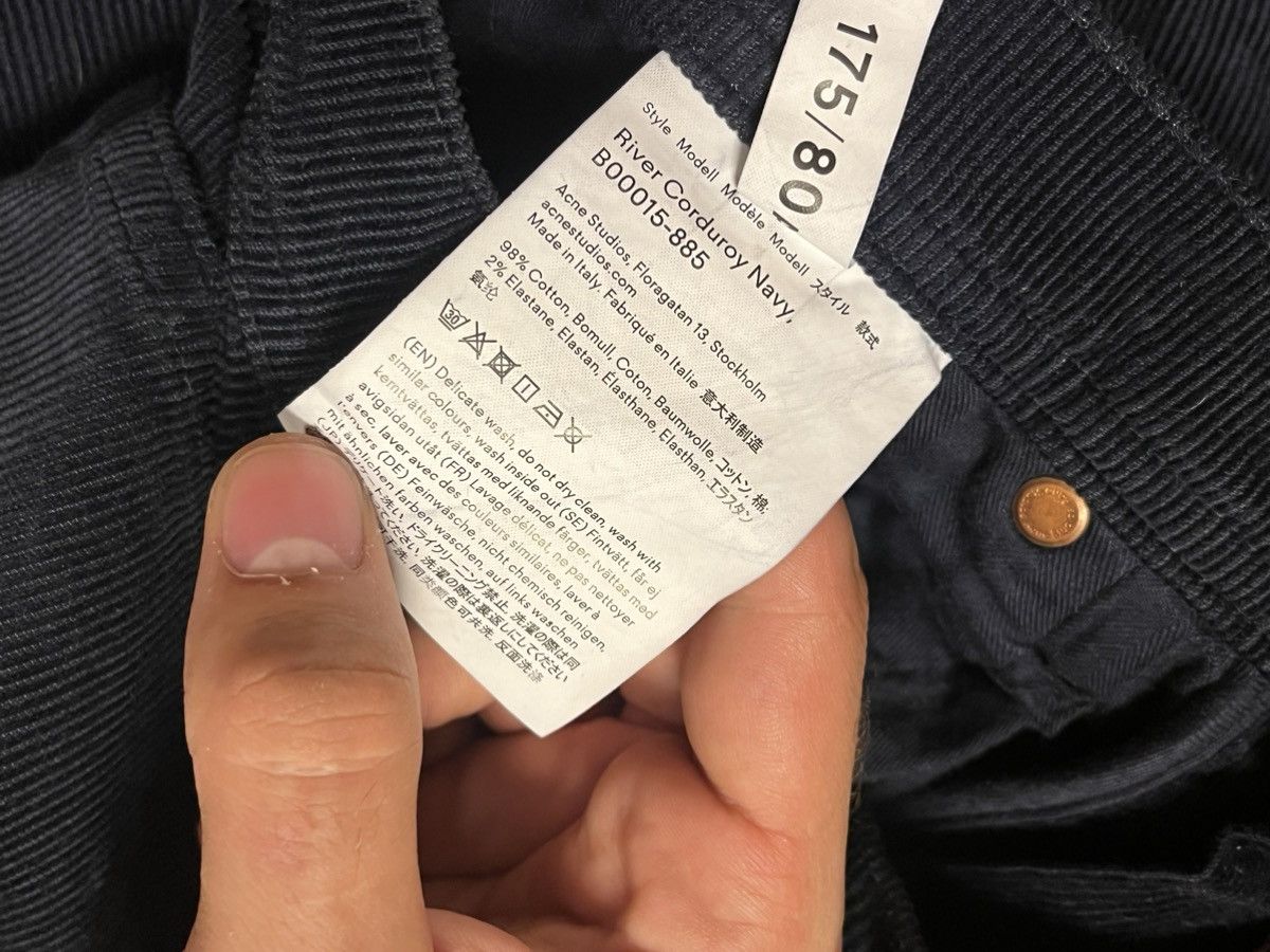 Acne Studios Acne Studios Corduroy Blue Straight Denim Size US 30 / EU 46 - 6 Thumbnail